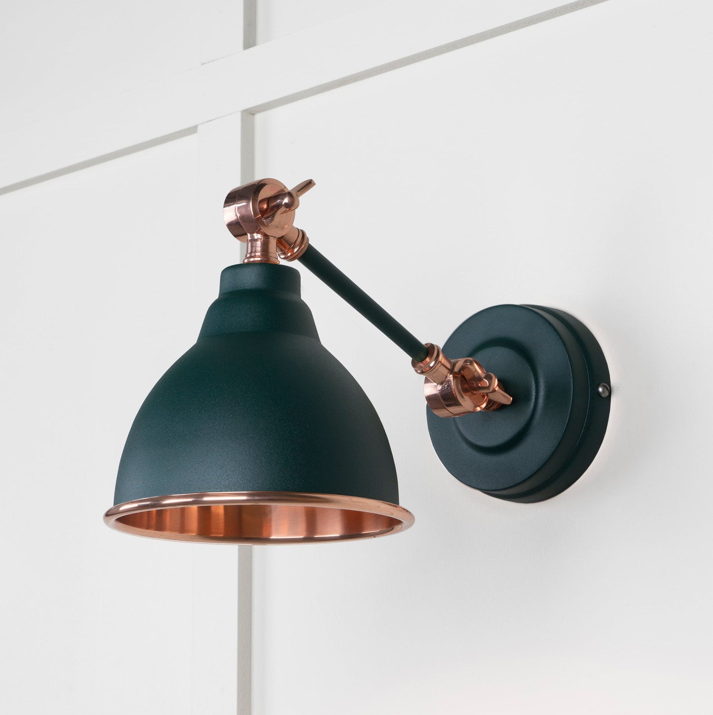 From The Anvil Smooth Copper Brindley Wall Light