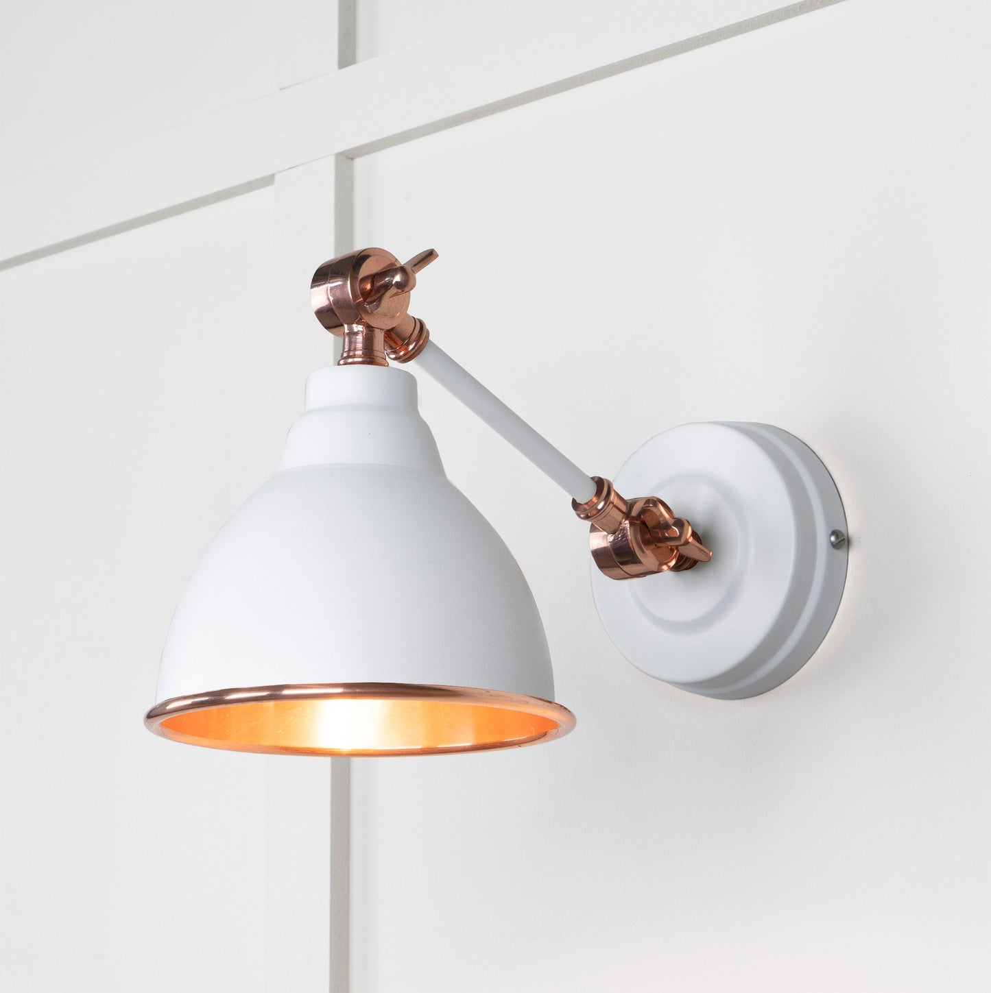 From The Anvil Smooth Copper Brindley Wall Light