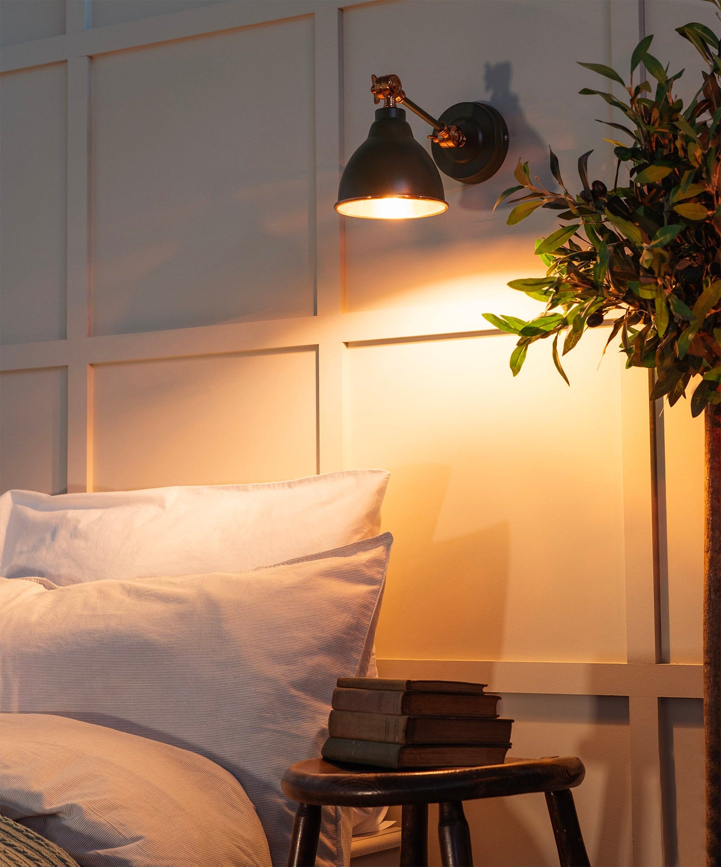 From The Anvil Smooth Copper Brindley Wall Light