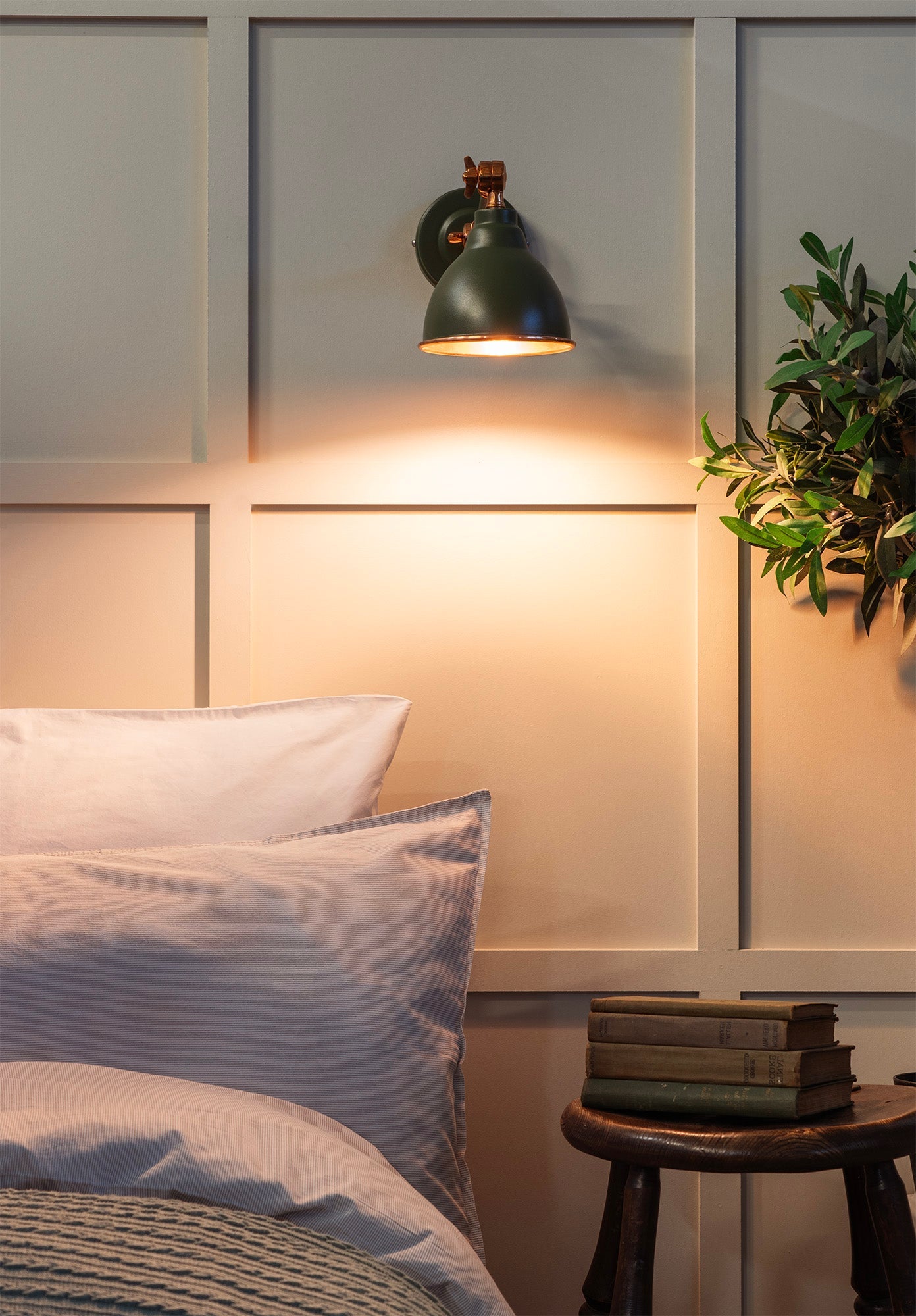 From The Anvil Smooth Copper Brindley Wall Light