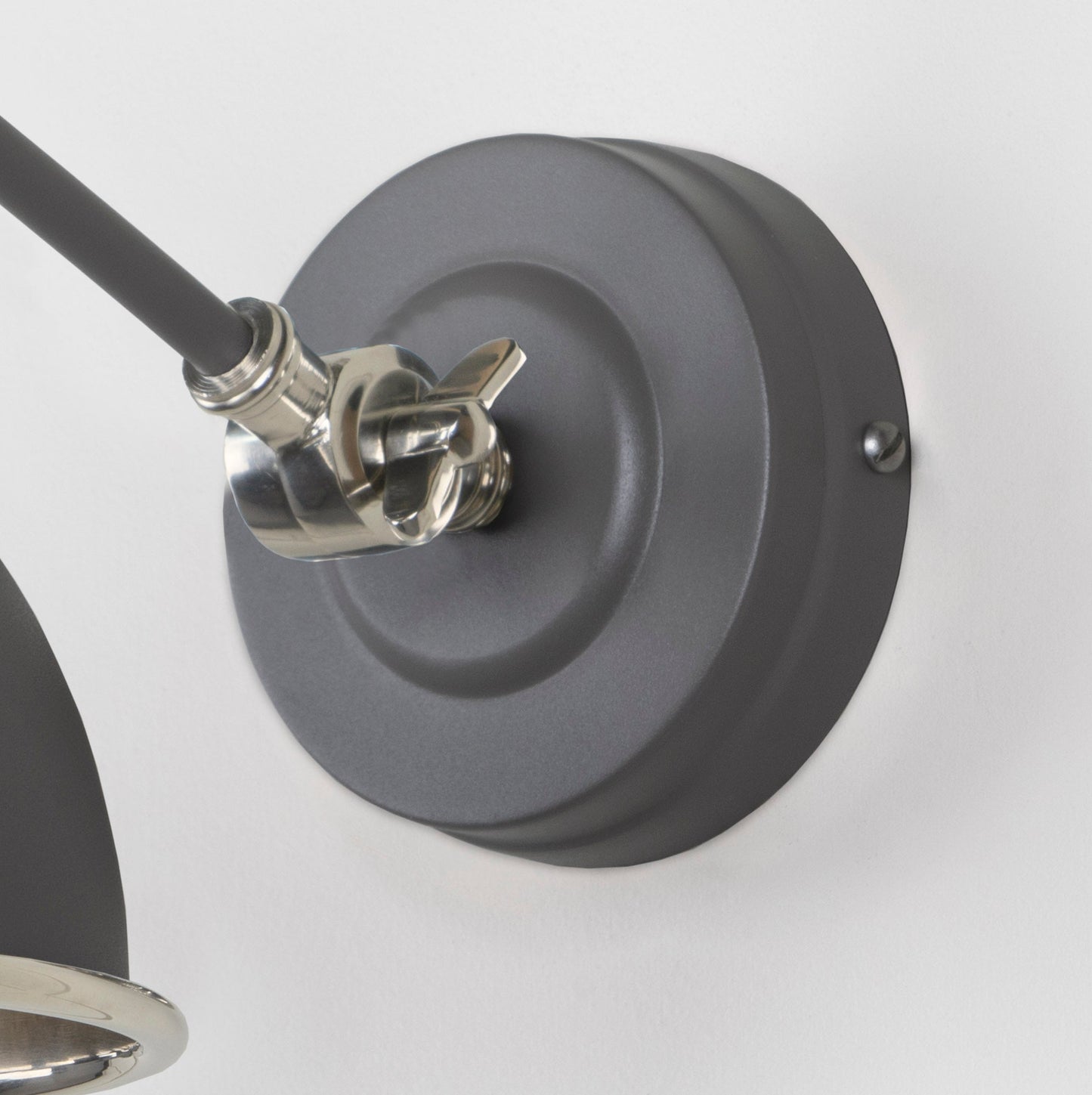 From The Anvil Smooth Nickel Brindley Wall Light