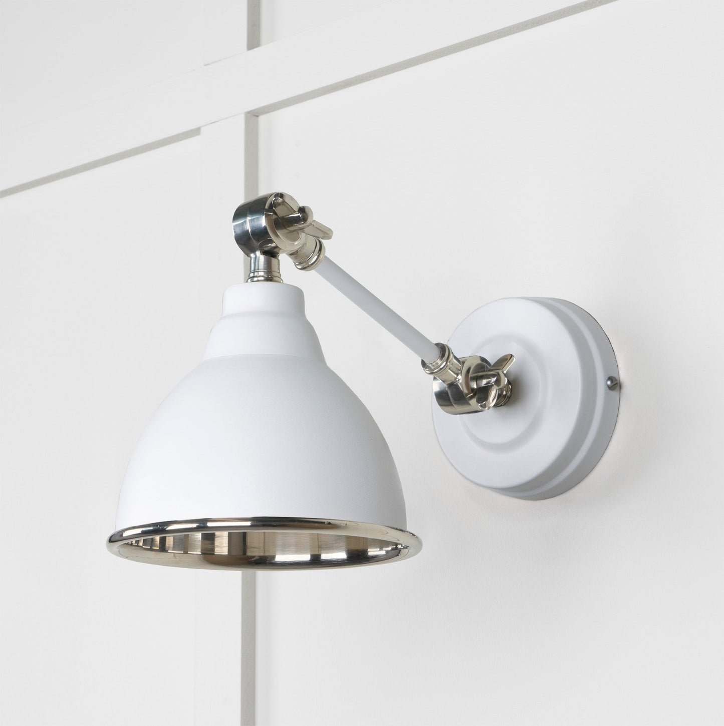 From The Anvil Smooth Nickel Brindley Wall Light