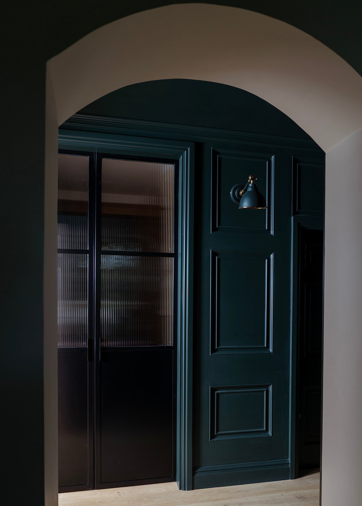 From The Anvil Smooth Brass Brindley Wall Light