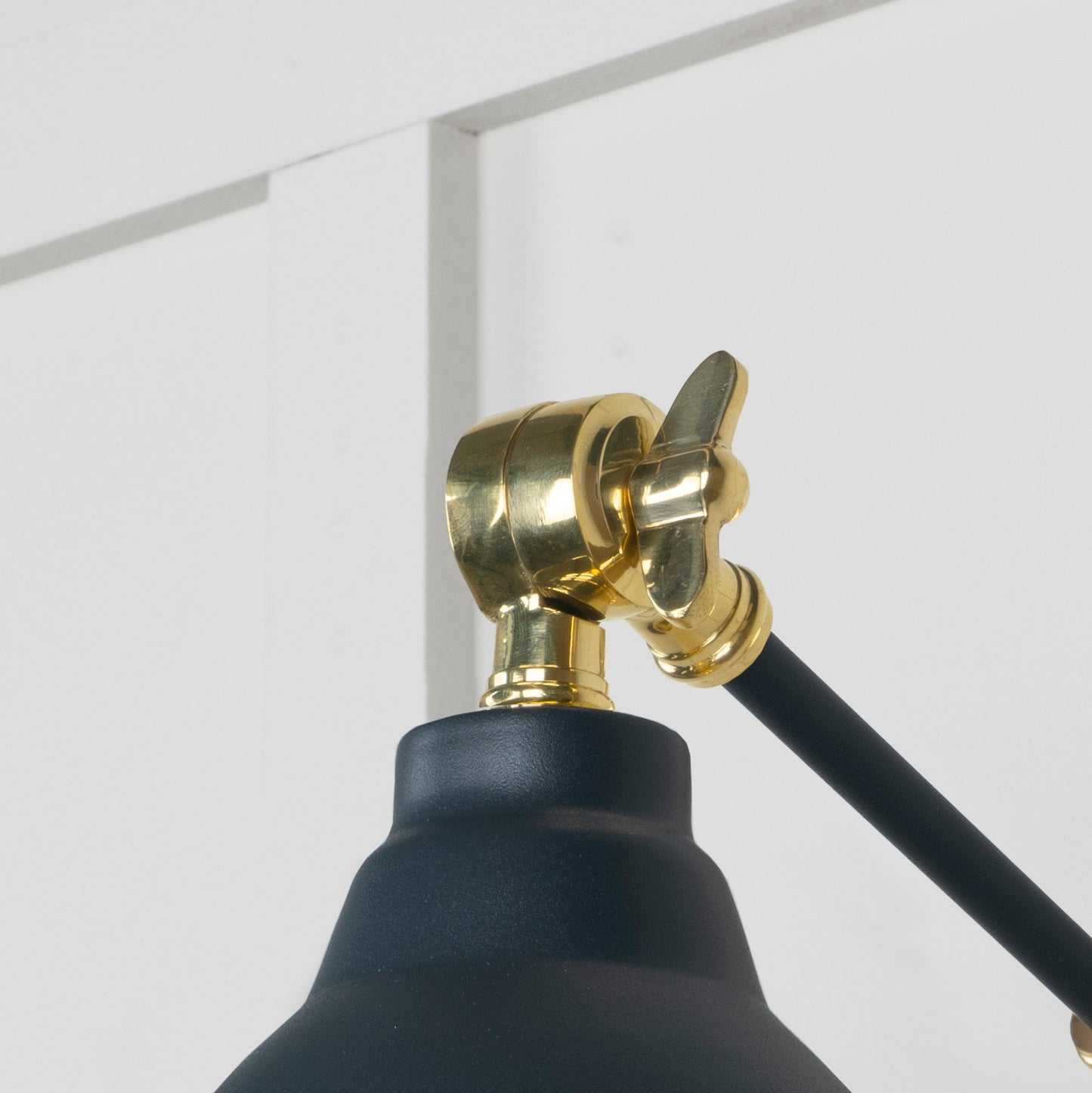 From The Anvil Smooth Brass Brindley Wall Light