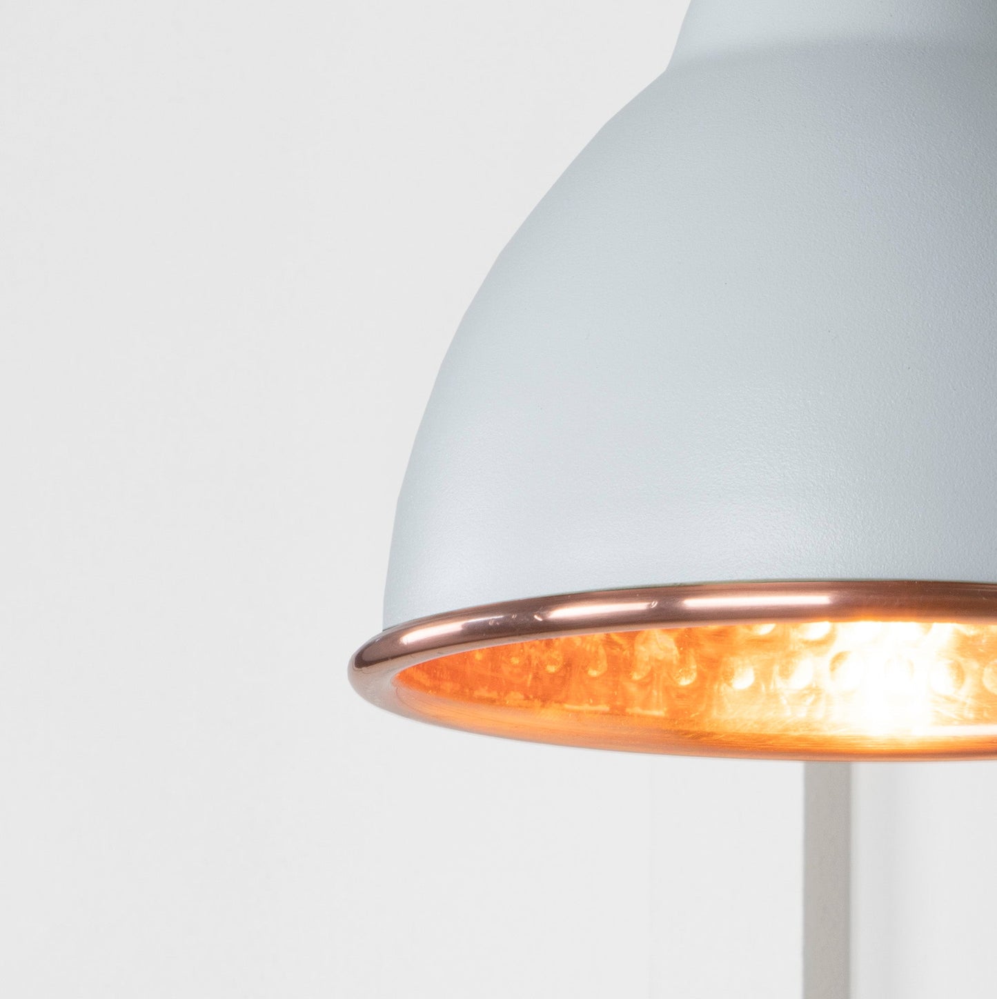 From The Anvil Hammered Copper Brindley Wall Light