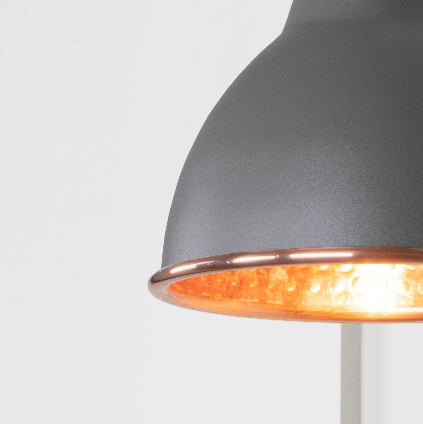 From The Anvil Hammered Copper Brindley Wall Light