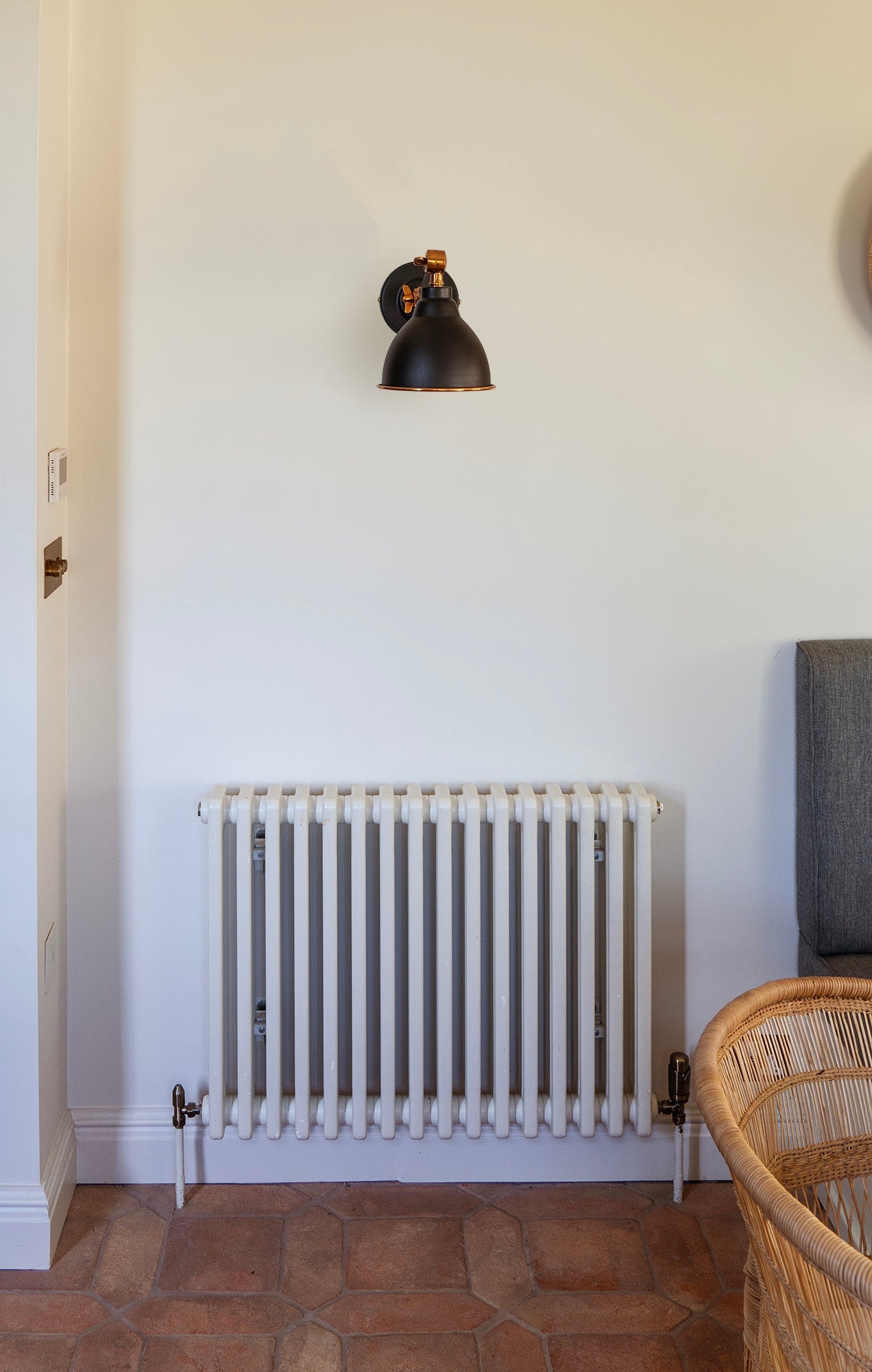 From The Anvil Hammered Copper Brindley Wall Light