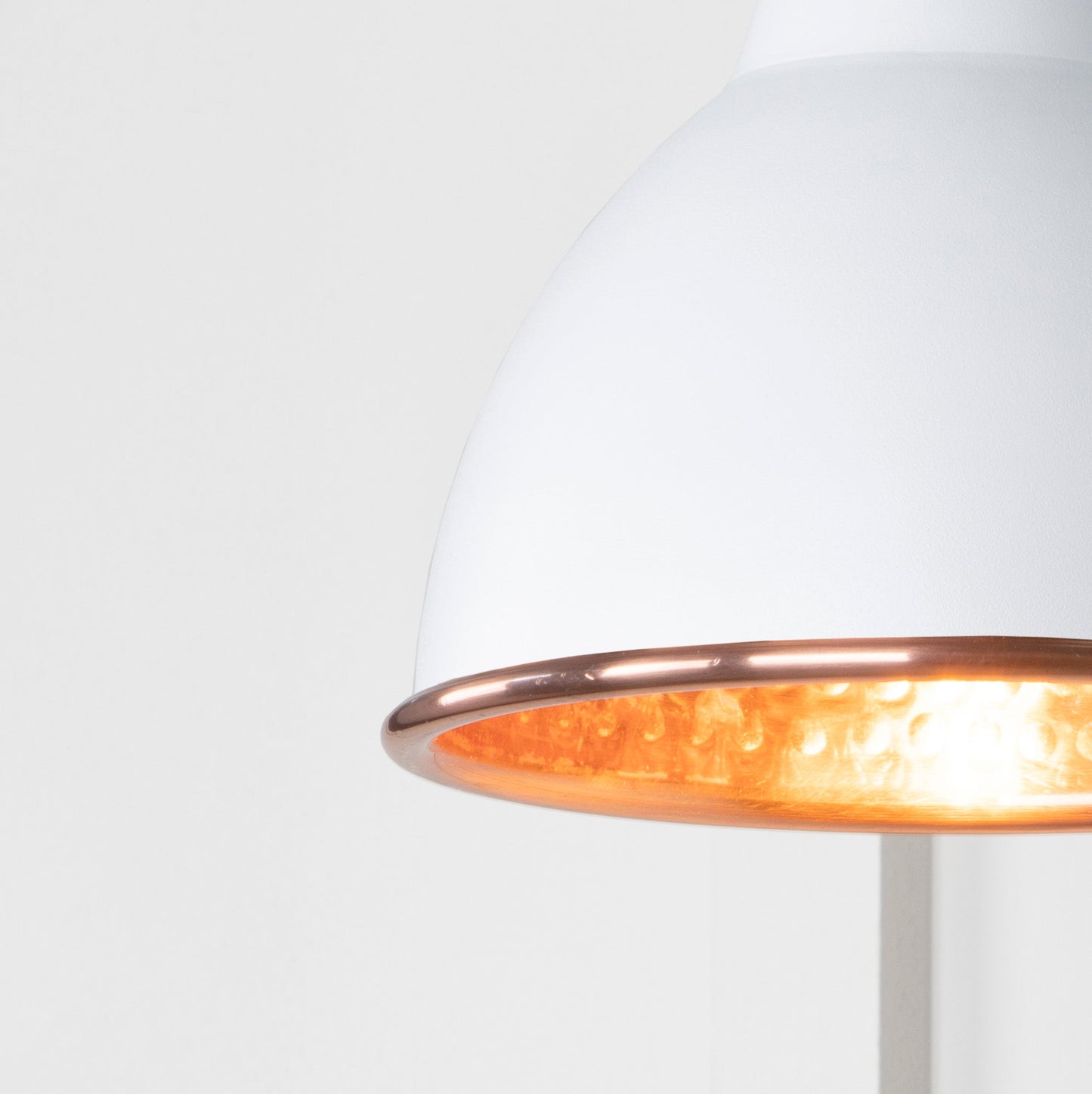 From The Anvil Hammered Copper Brindley Wall Light