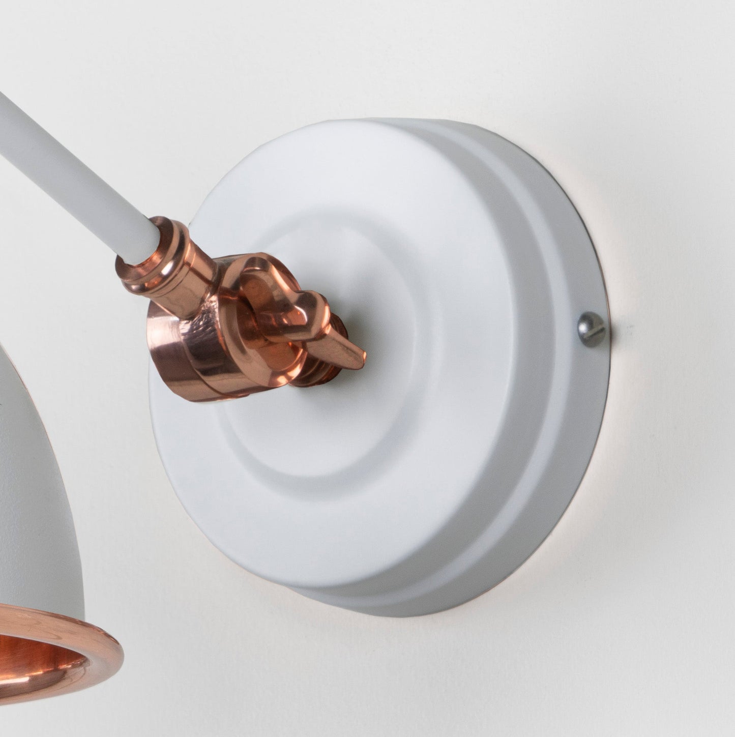 From The Anvil Hammered Copper Brindley Wall Light