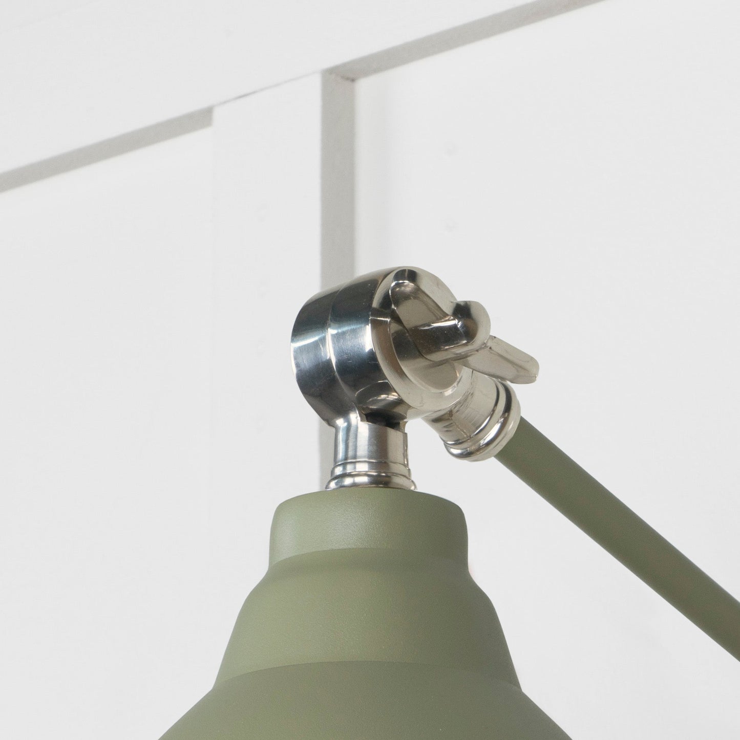 From The Anvil Hammered Nickel Brindley Wall Light