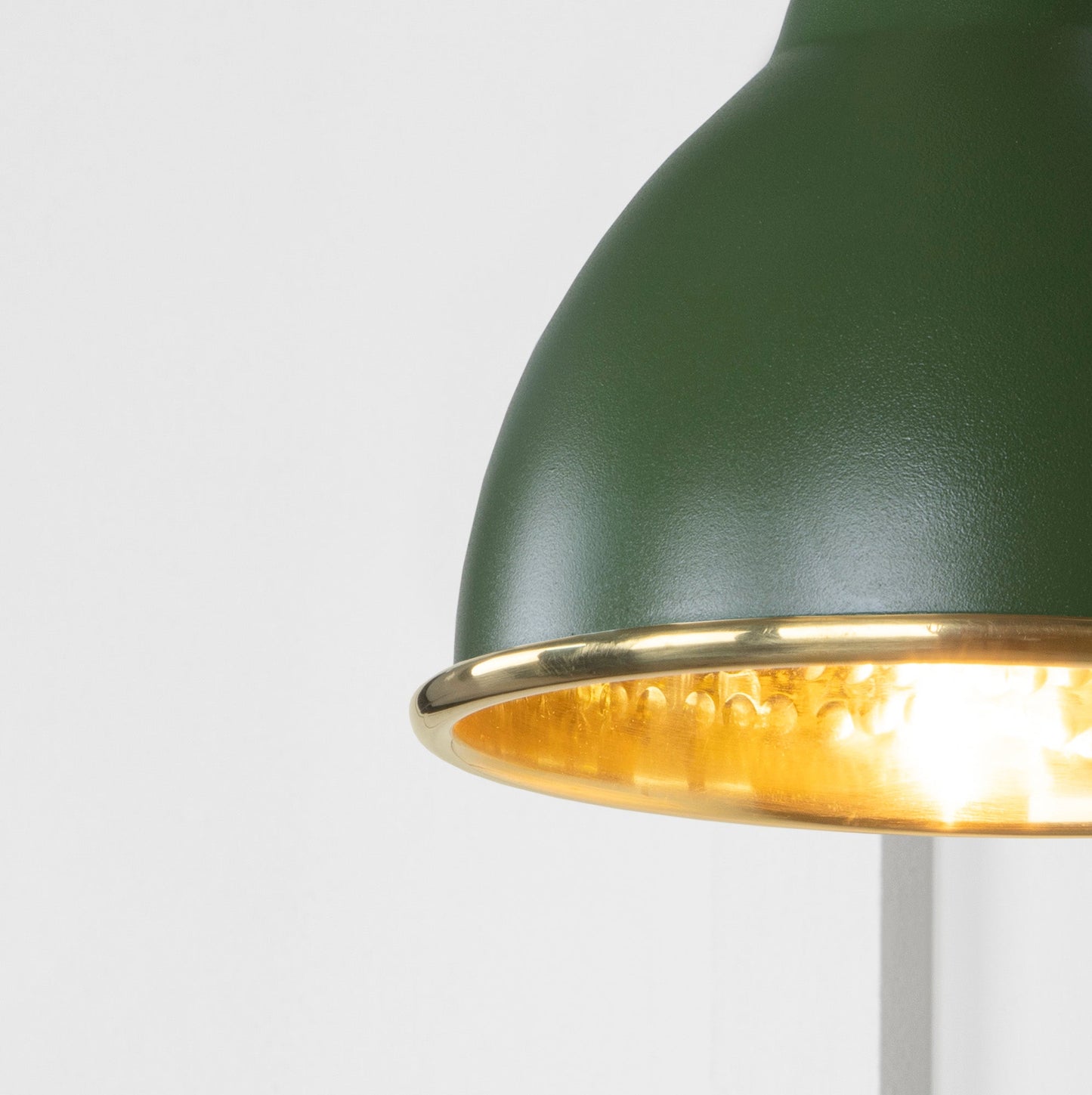From The Anvil Hammered Brass Brindley Wall Light