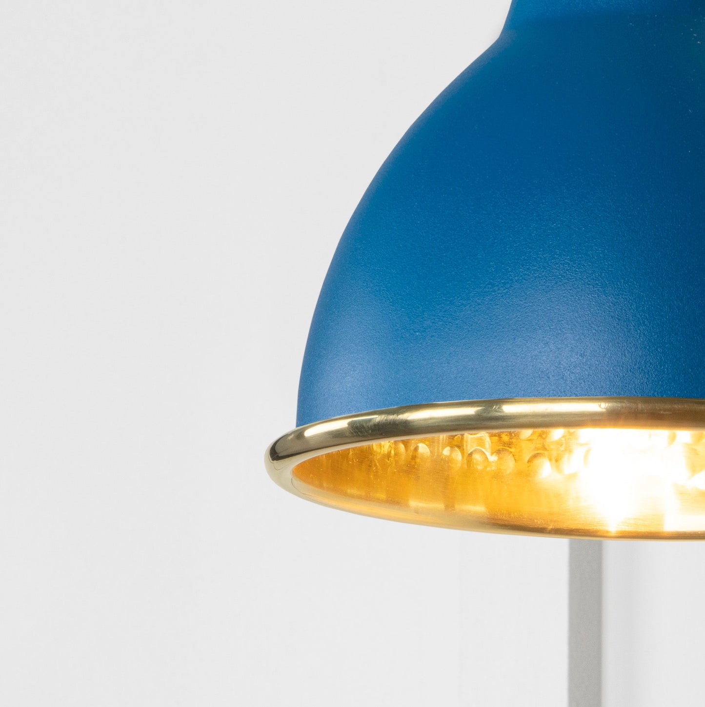 From The Anvil Hammered Brass Brindley Wall Light