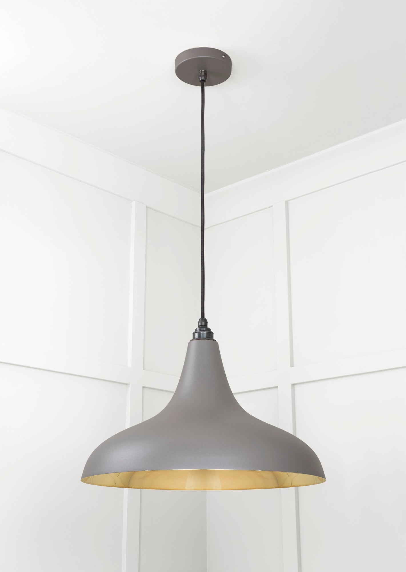 From The Anvil Smooth Brass Frankley Pendant