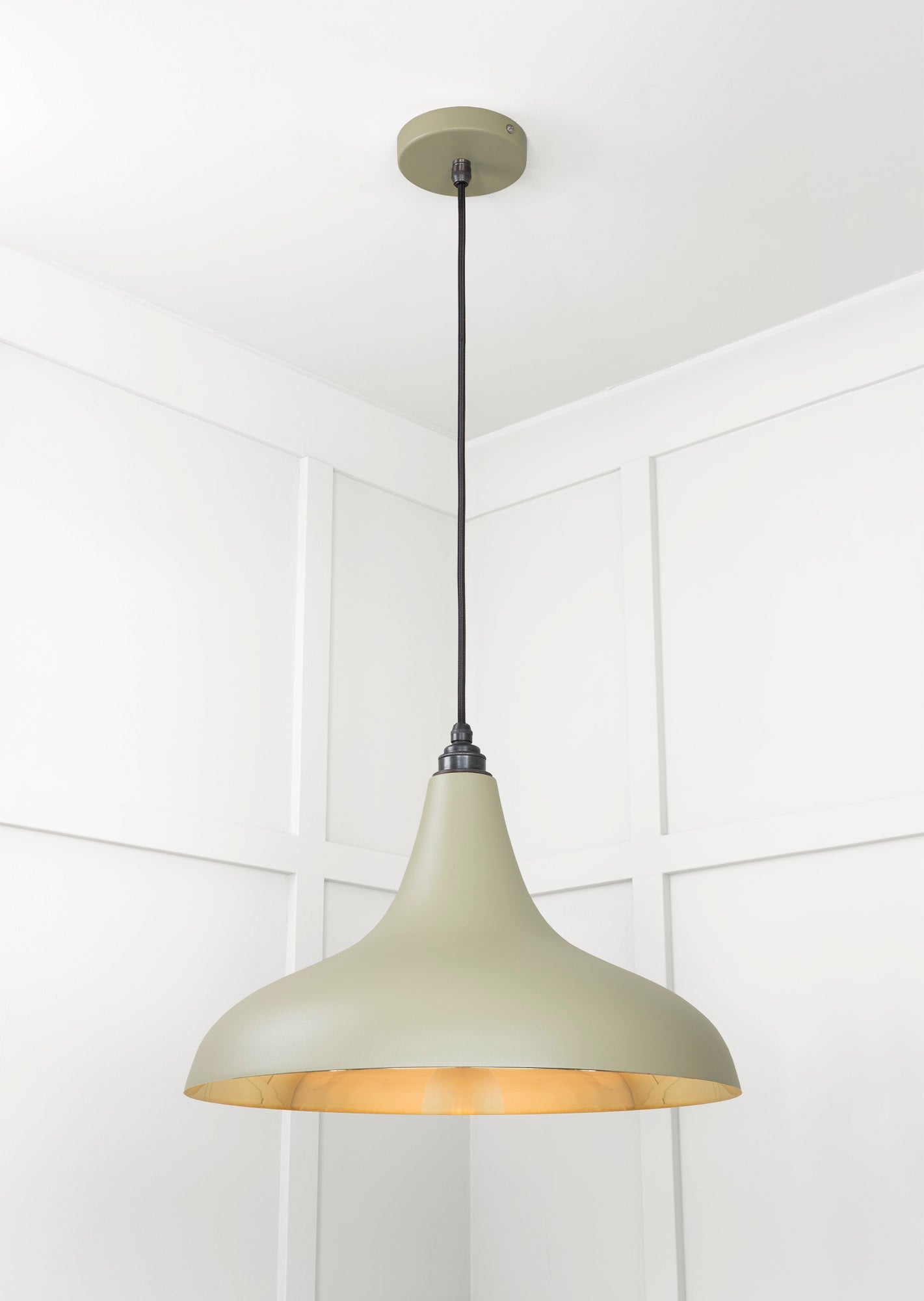 From The Anvil Smooth Brass Frankley Pendant