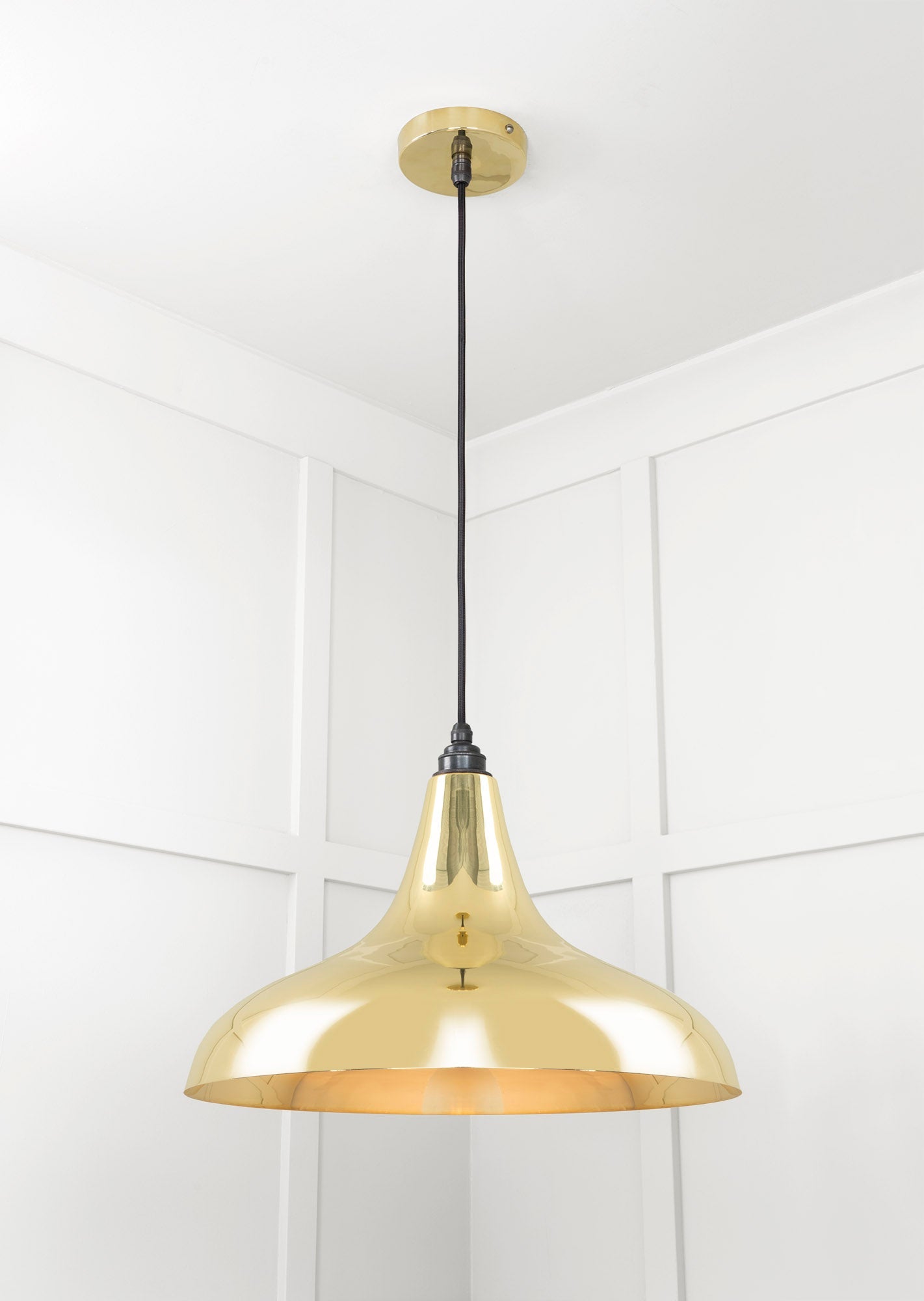 From The Anvil Smooth Brass Frankley Pendant