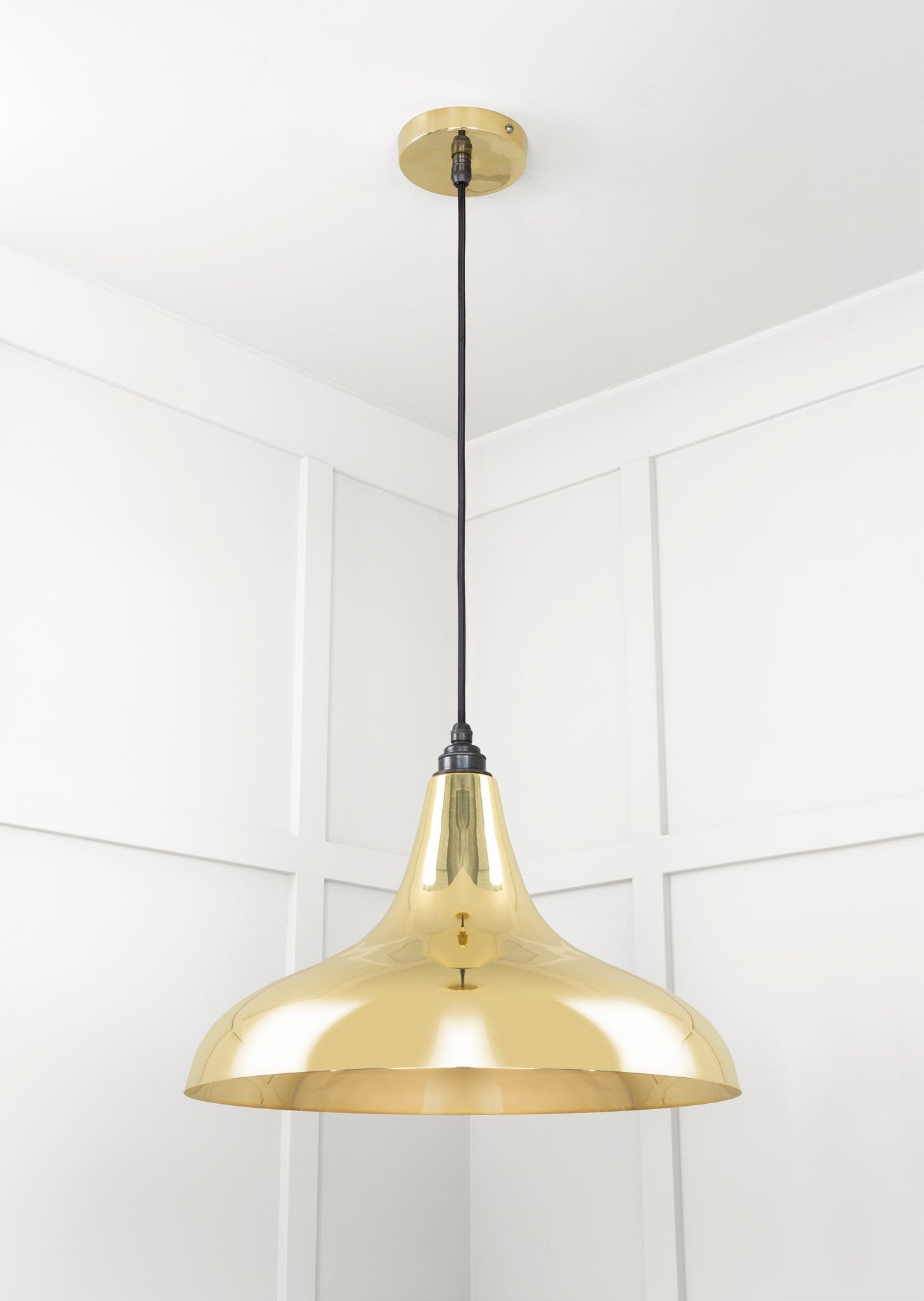 From The Anvil Smooth Brass Frankley Pendant