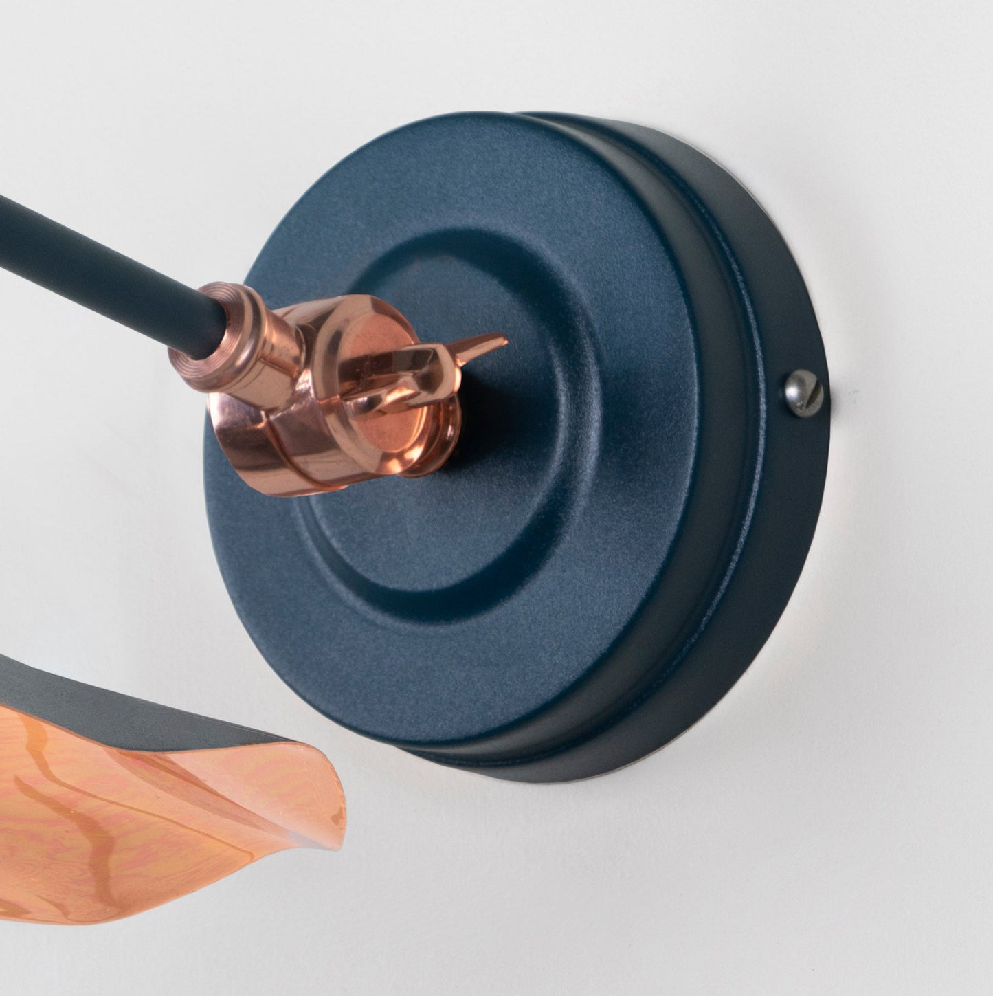 From The Anvil Smooth Copper Flora Wall Light