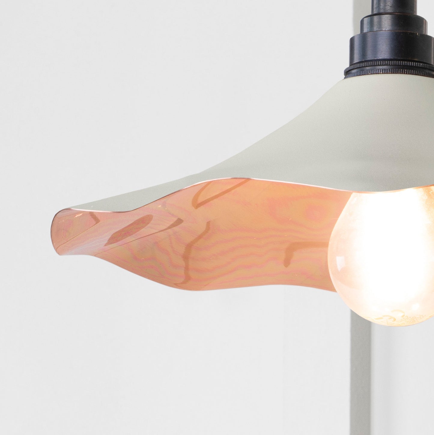 From The Anvil Smooth Copper Flora Wall Light