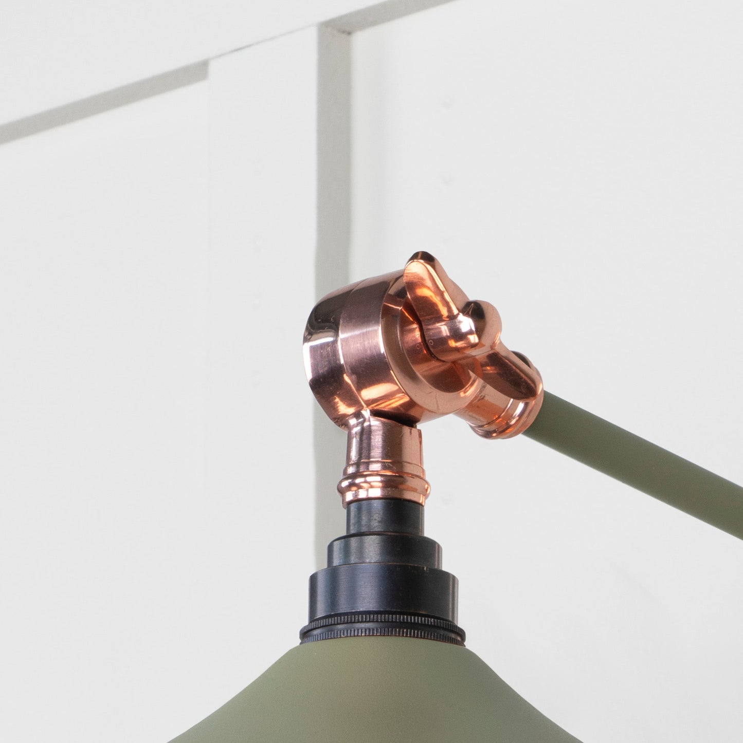 From The Anvil Smooth Copper Flora Wall Light