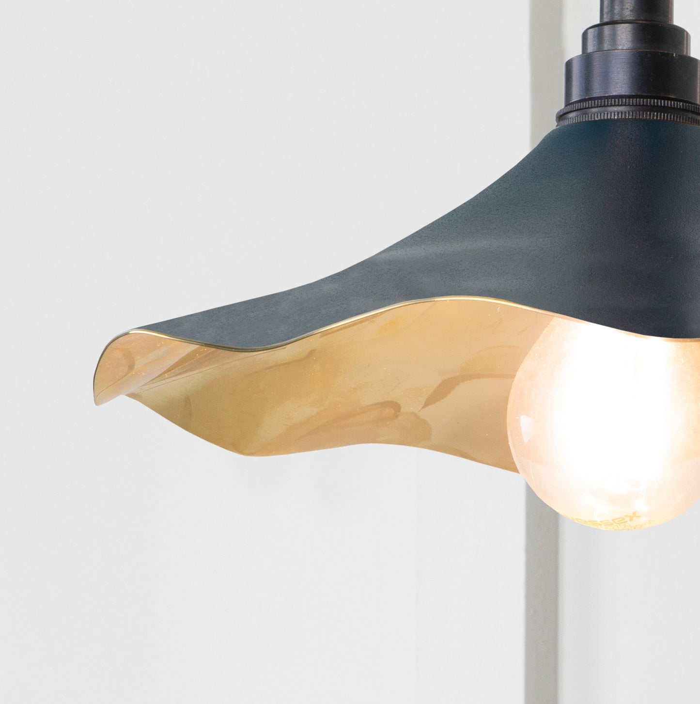 From The Anvil Smooth Brass Flora Wall Light