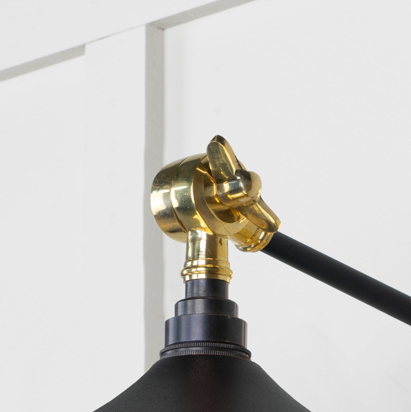 From The Anvil Smooth Brass Flora Wall Light