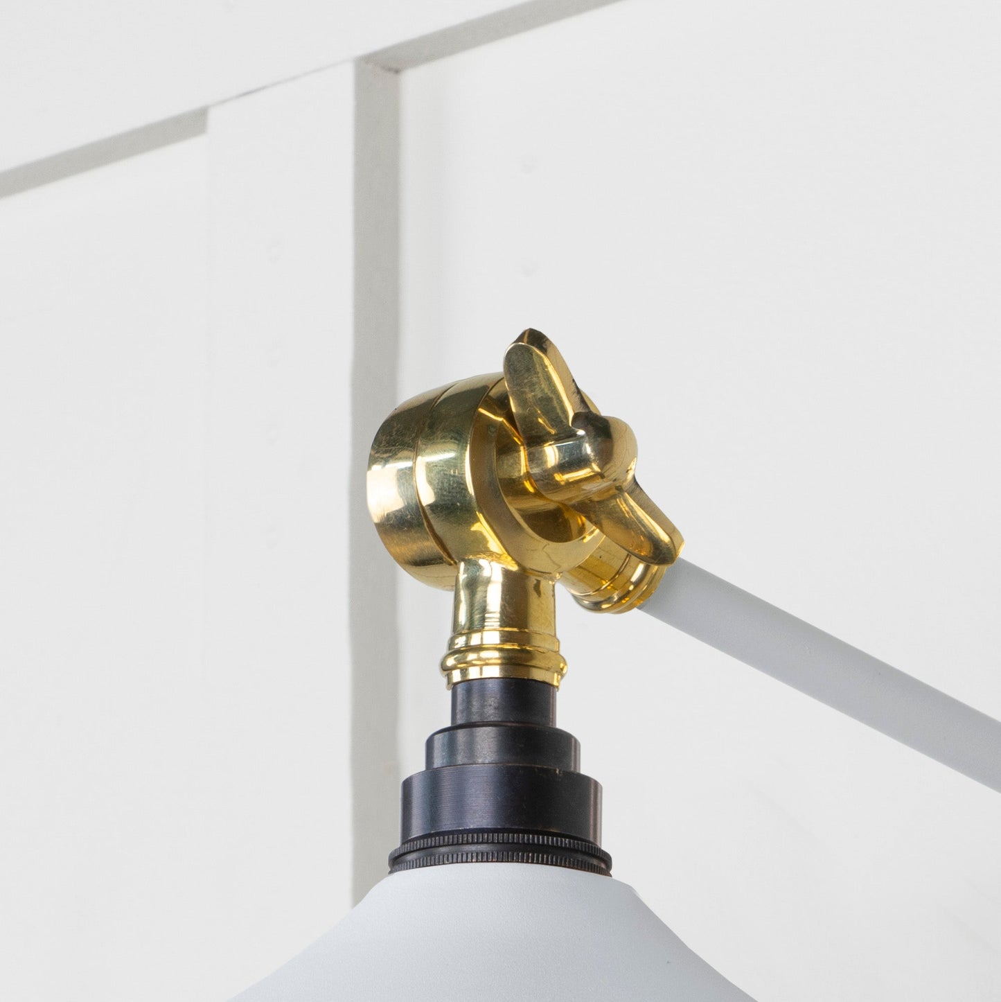 From The Anvil Smooth Brass Flora Wall Light