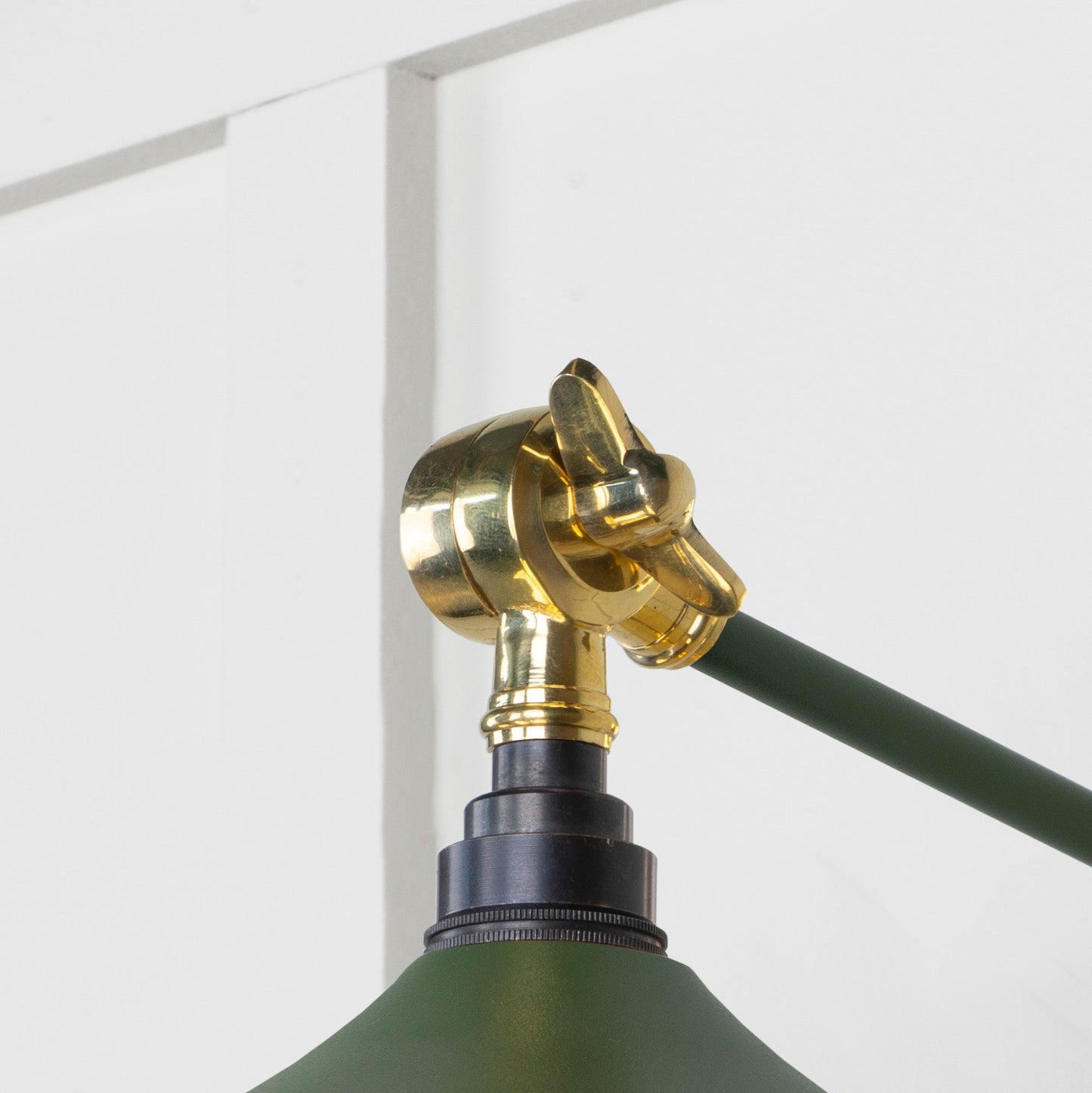 From The Anvil Smooth Brass Flora Wall Light