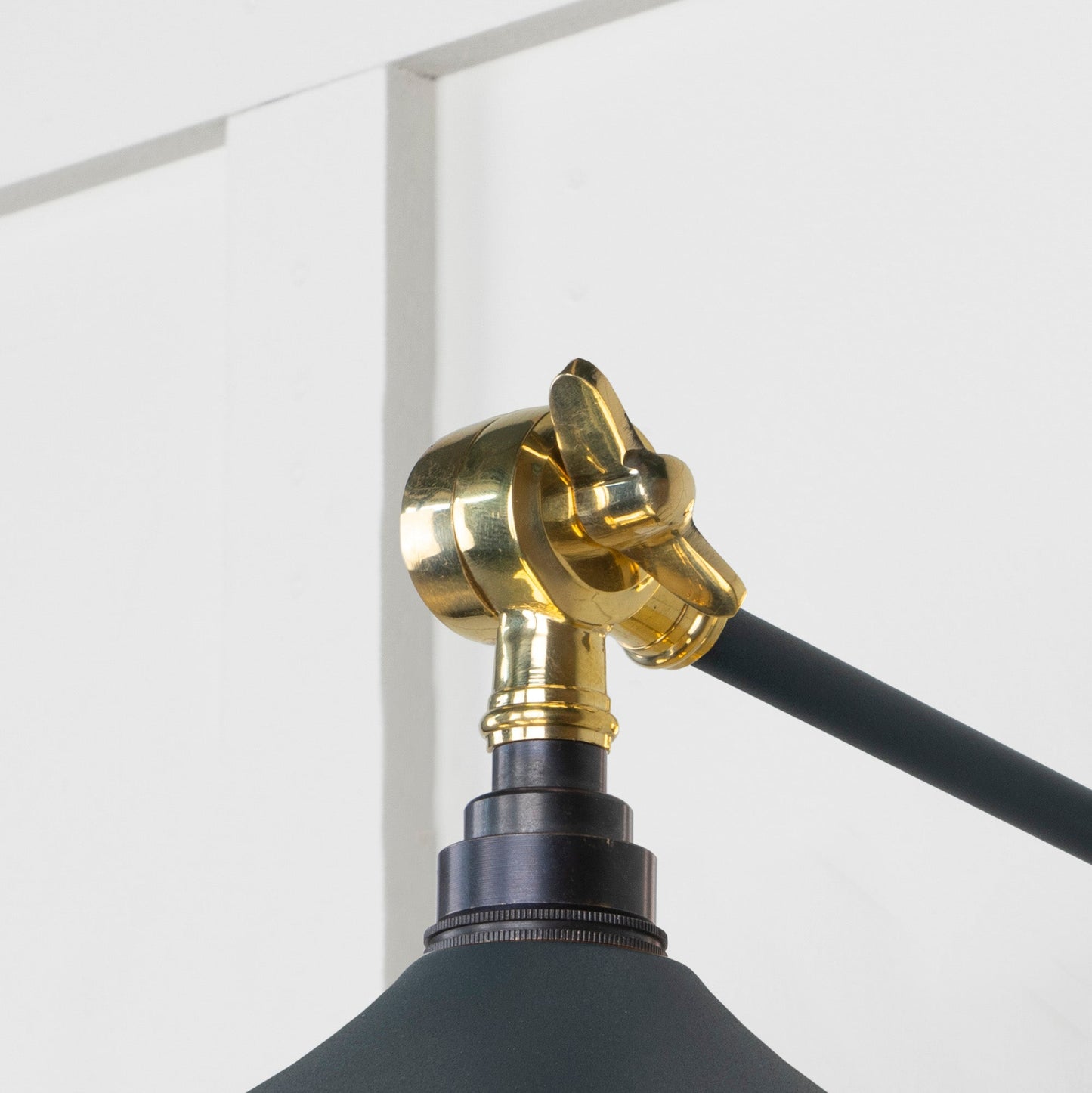 From The Anvil Smooth Brass Flora Wall Light