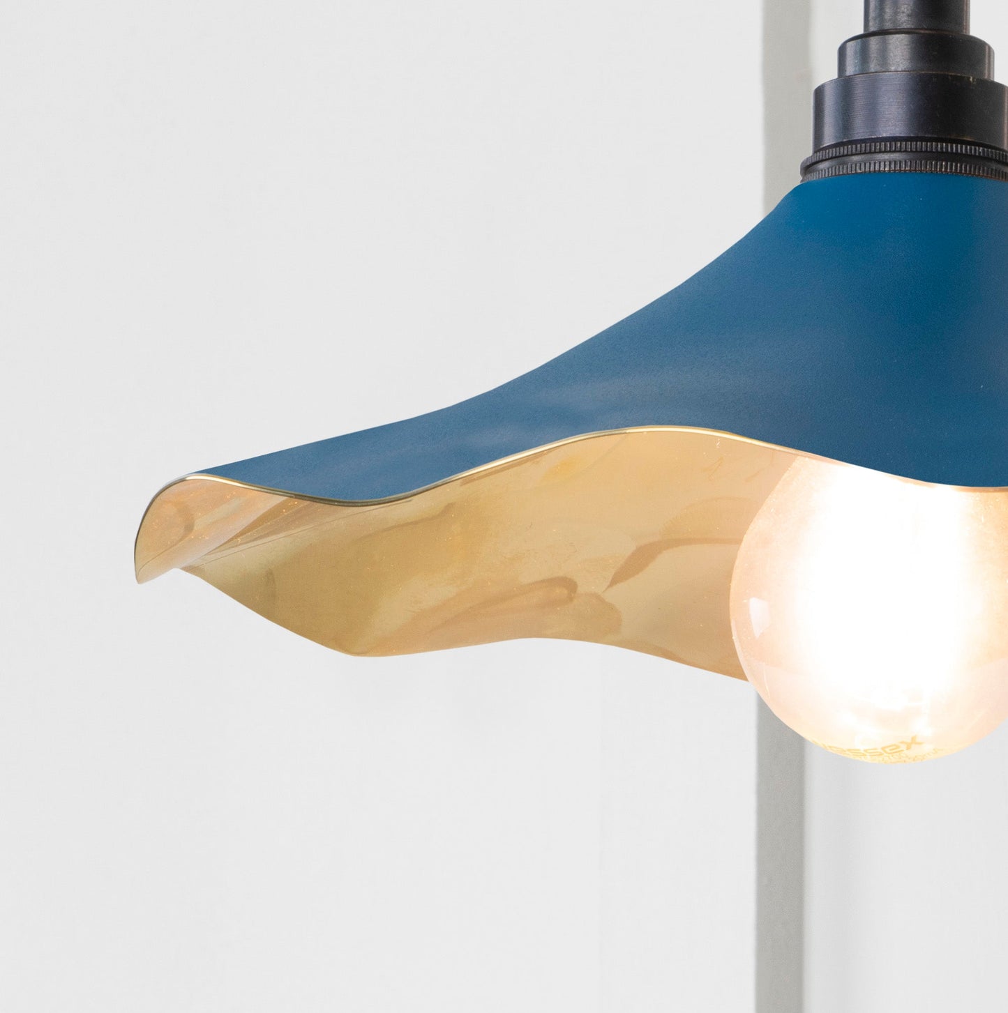 From The Anvil Smooth Brass Flora Wall Light