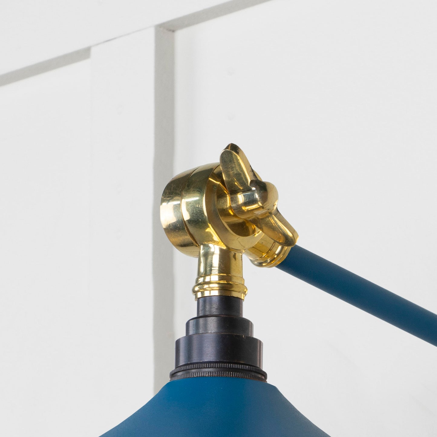From The Anvil Smooth Brass Flora Wall Light