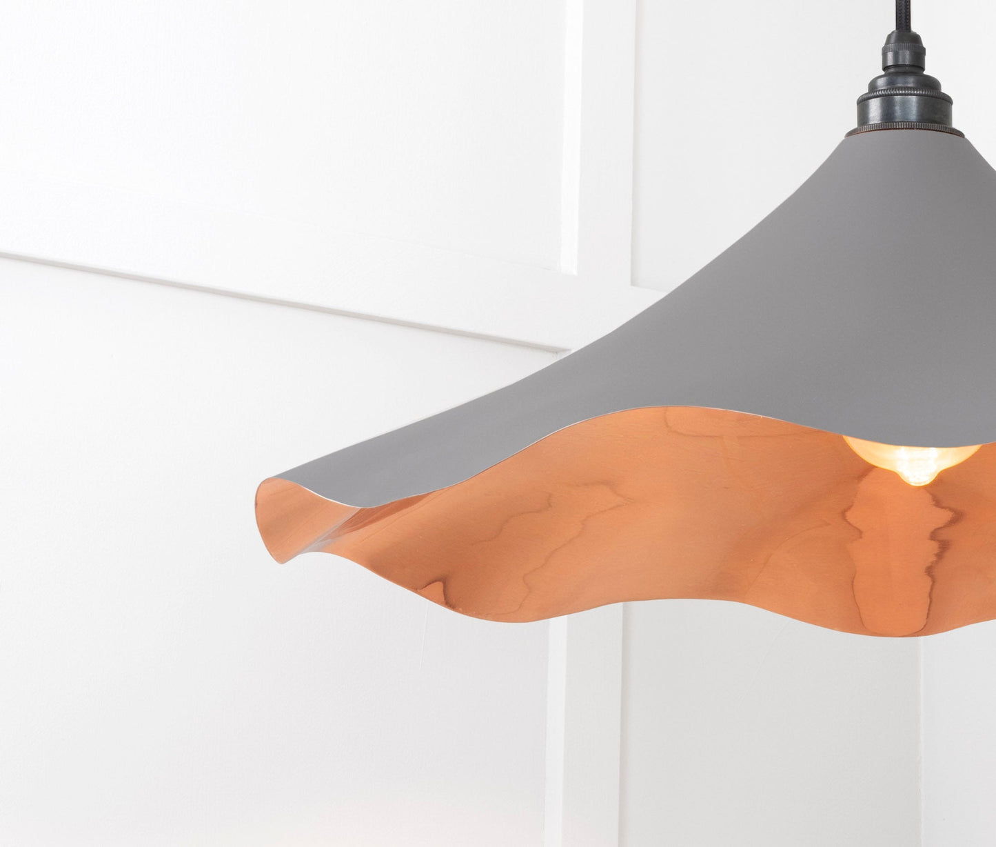 From The Anvil Smooth Copper Flora Pendant