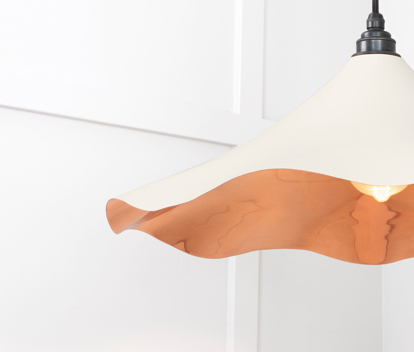 From The Anvil Smooth Copper Flora Pendant