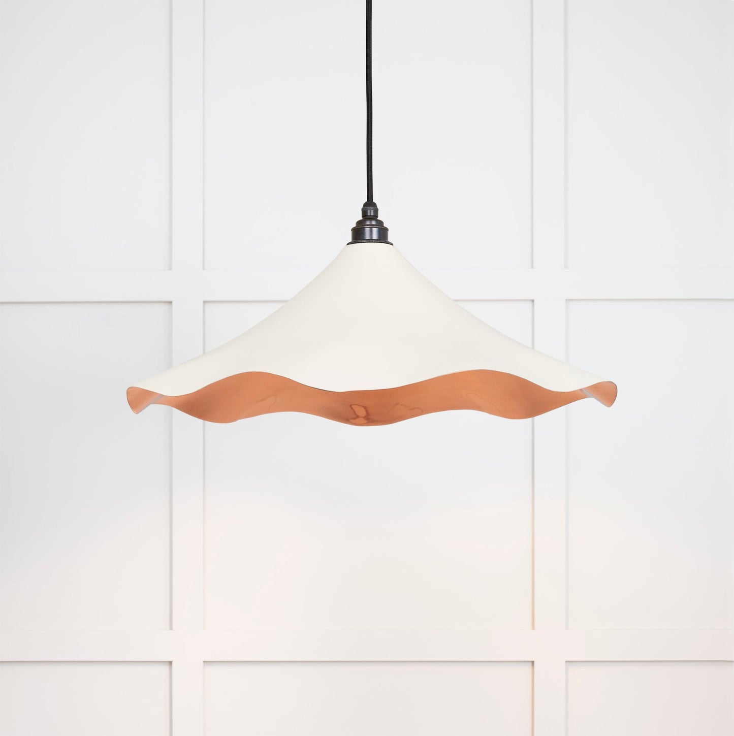 From The Anvil Smooth Copper Flora Pendant