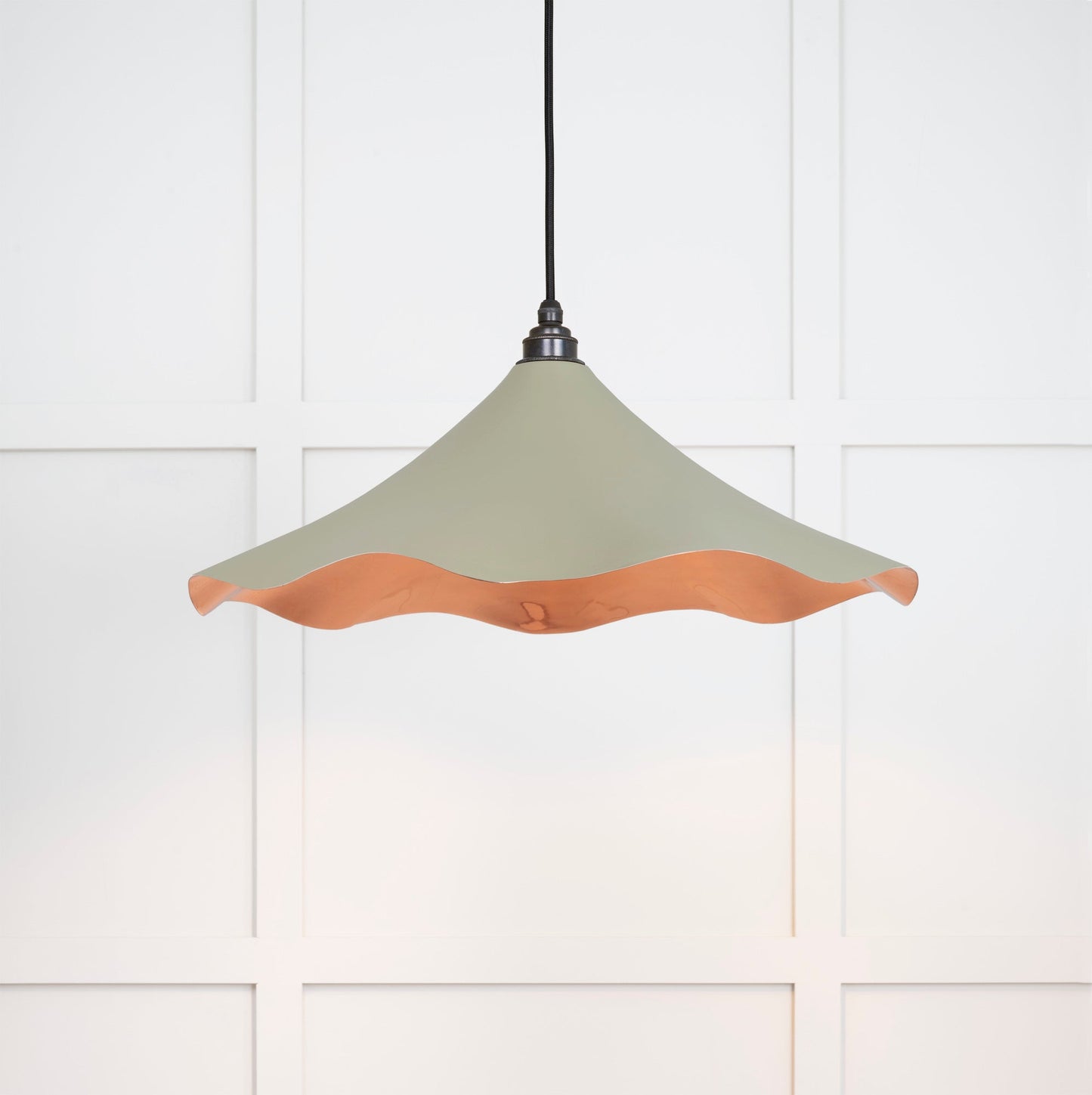 From The Anvil Smooth Copper Flora Pendant