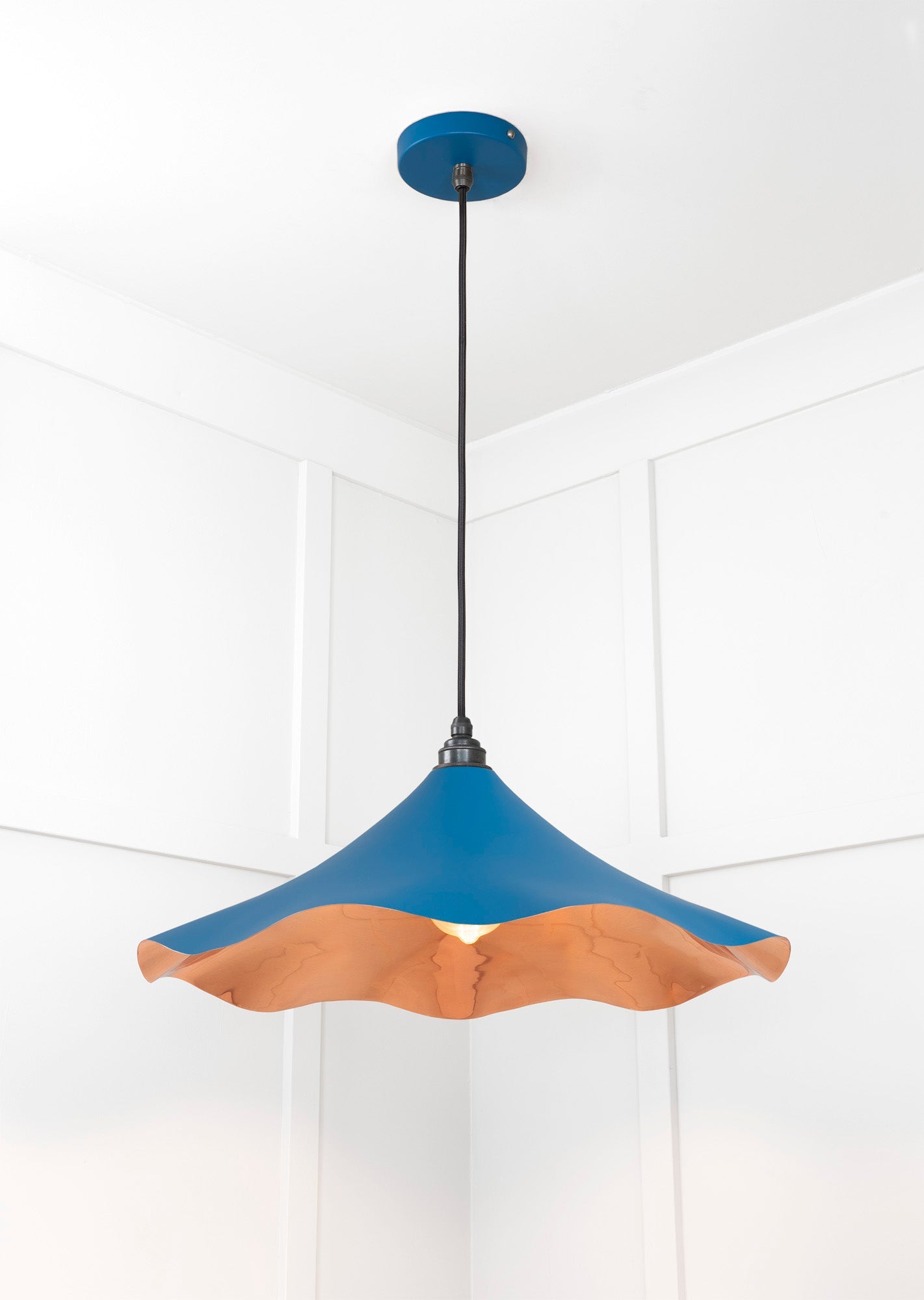 From The Anvil Smooth Copper Flora Pendant