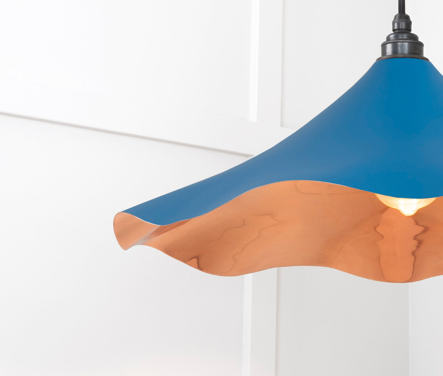 From The Anvil Smooth Copper Flora Pendant