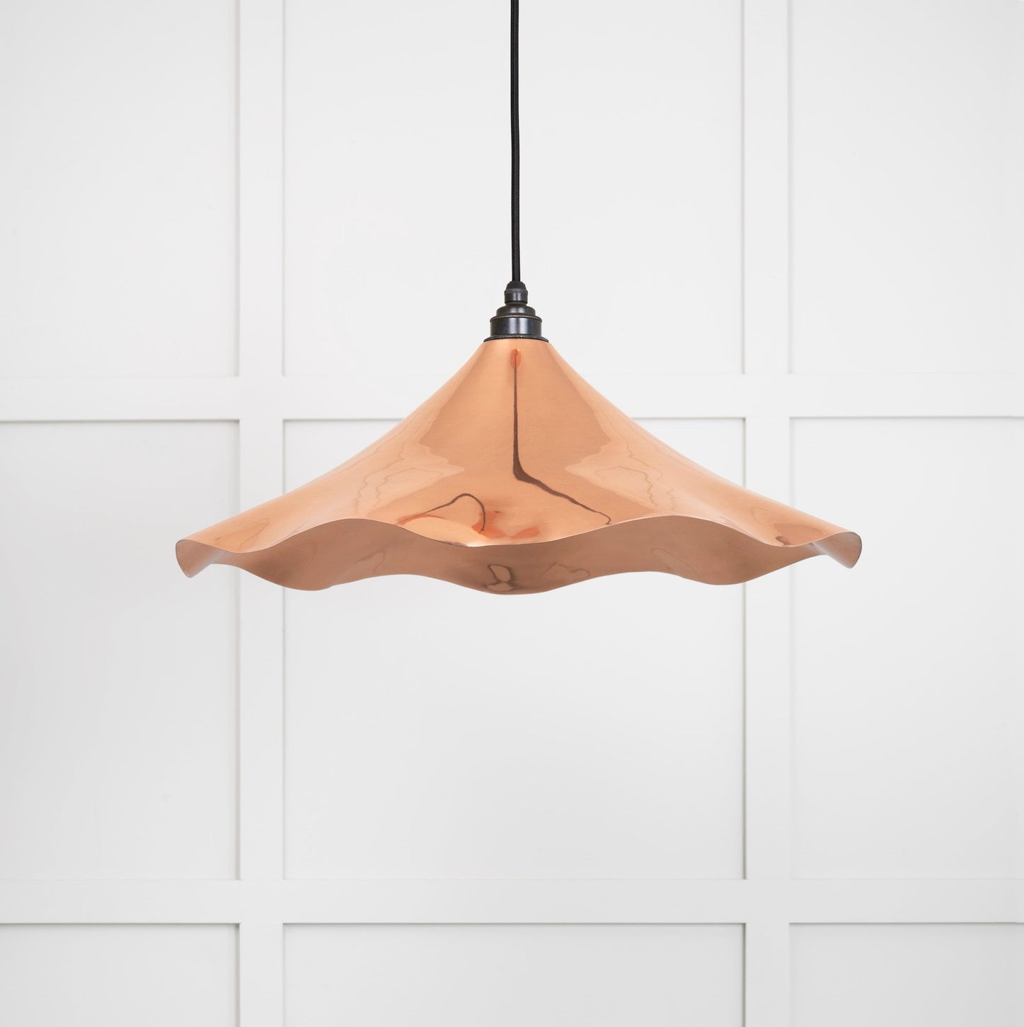 From The Anvil Smooth Copper Flora Pendant