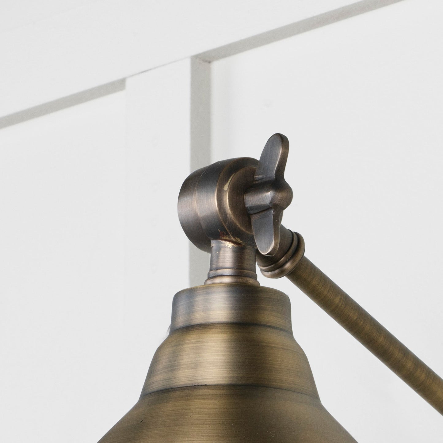 From The Anvil Aged Brass Brindley Wall Light