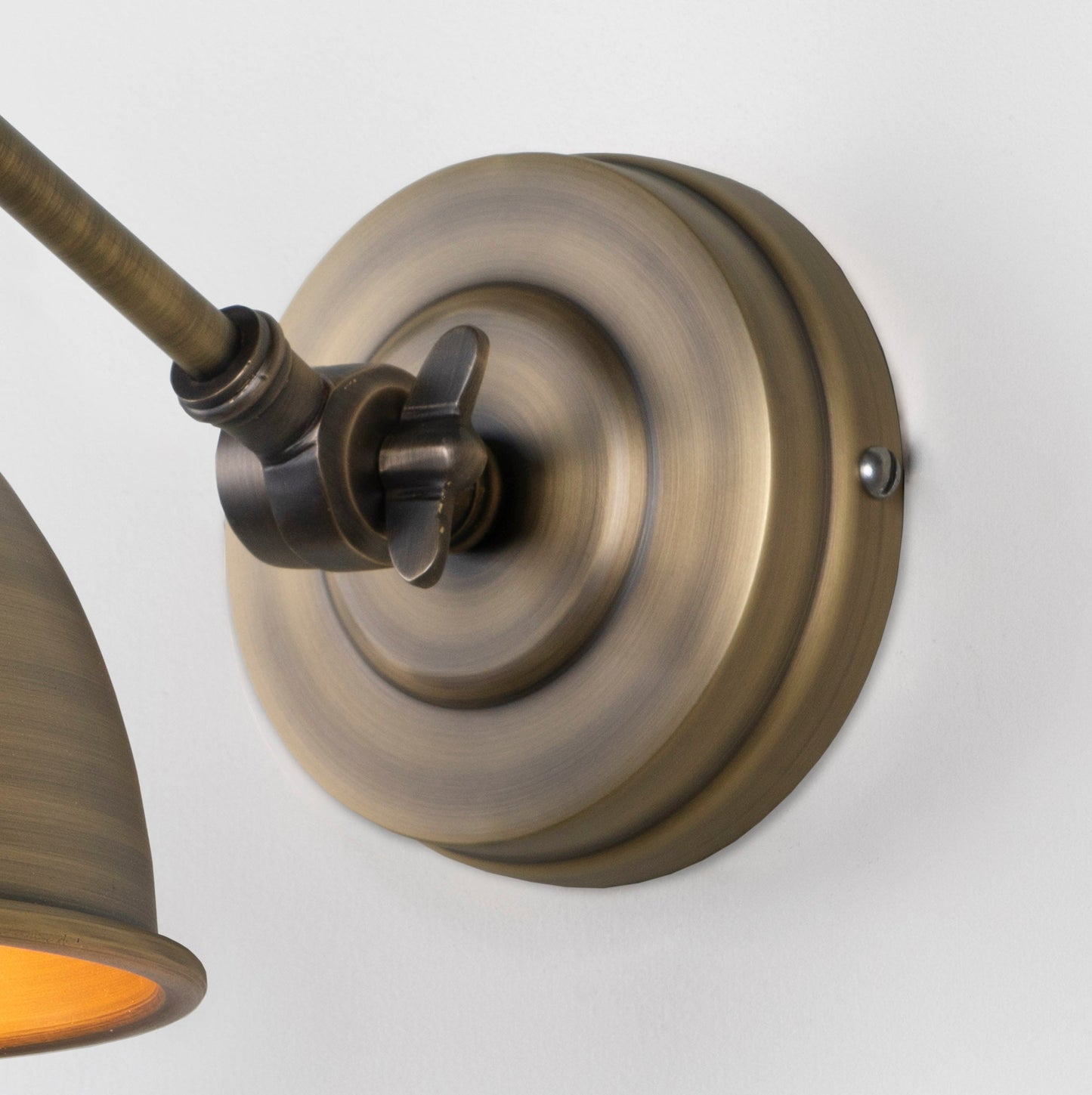 From The Anvil Aged Brass Brindley Wall Light