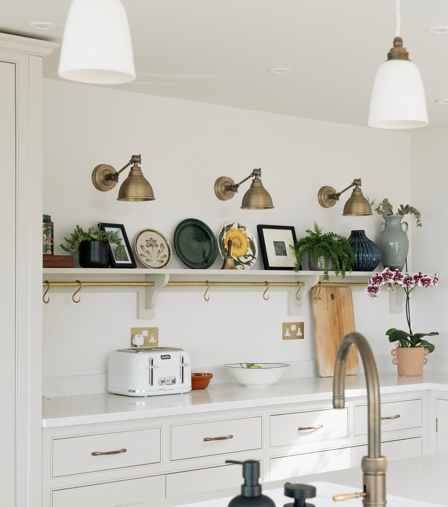 From The Anvil Aged Brass Brindley Wall Light