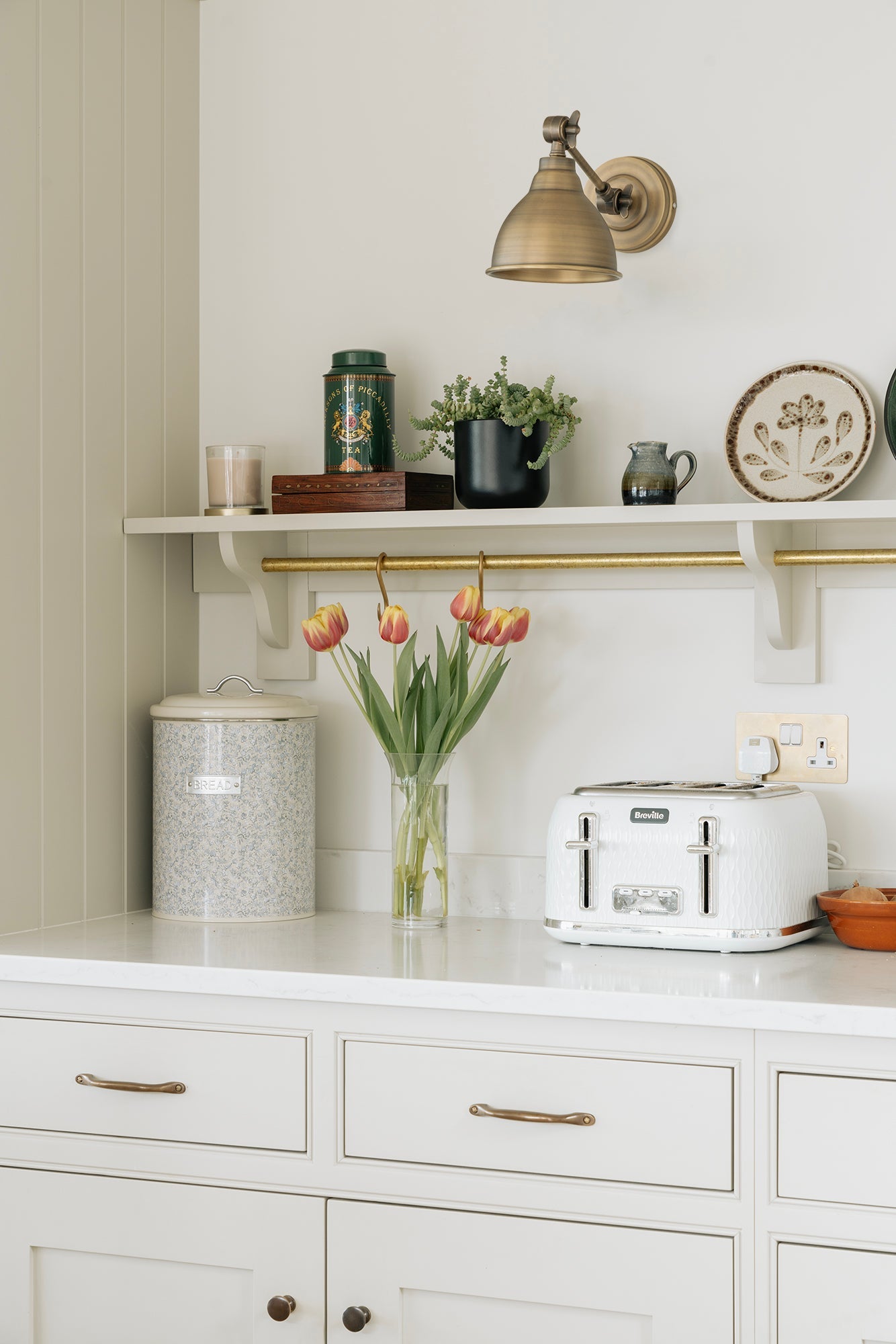 From The Anvil Aged Brass Brindley Wall Light