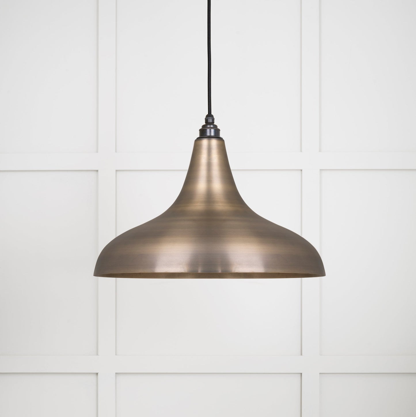 From The Anvil Aged Brass Frankley Pendant
