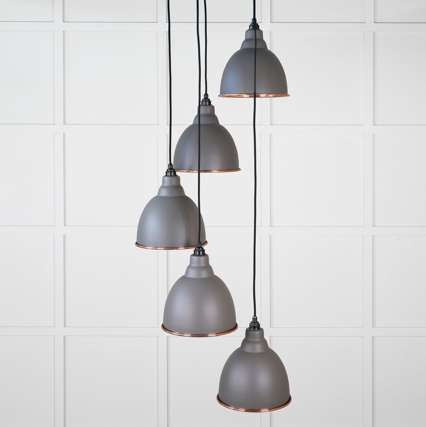 From The Anvil Smooth Copper Brindley Cluster Pendant