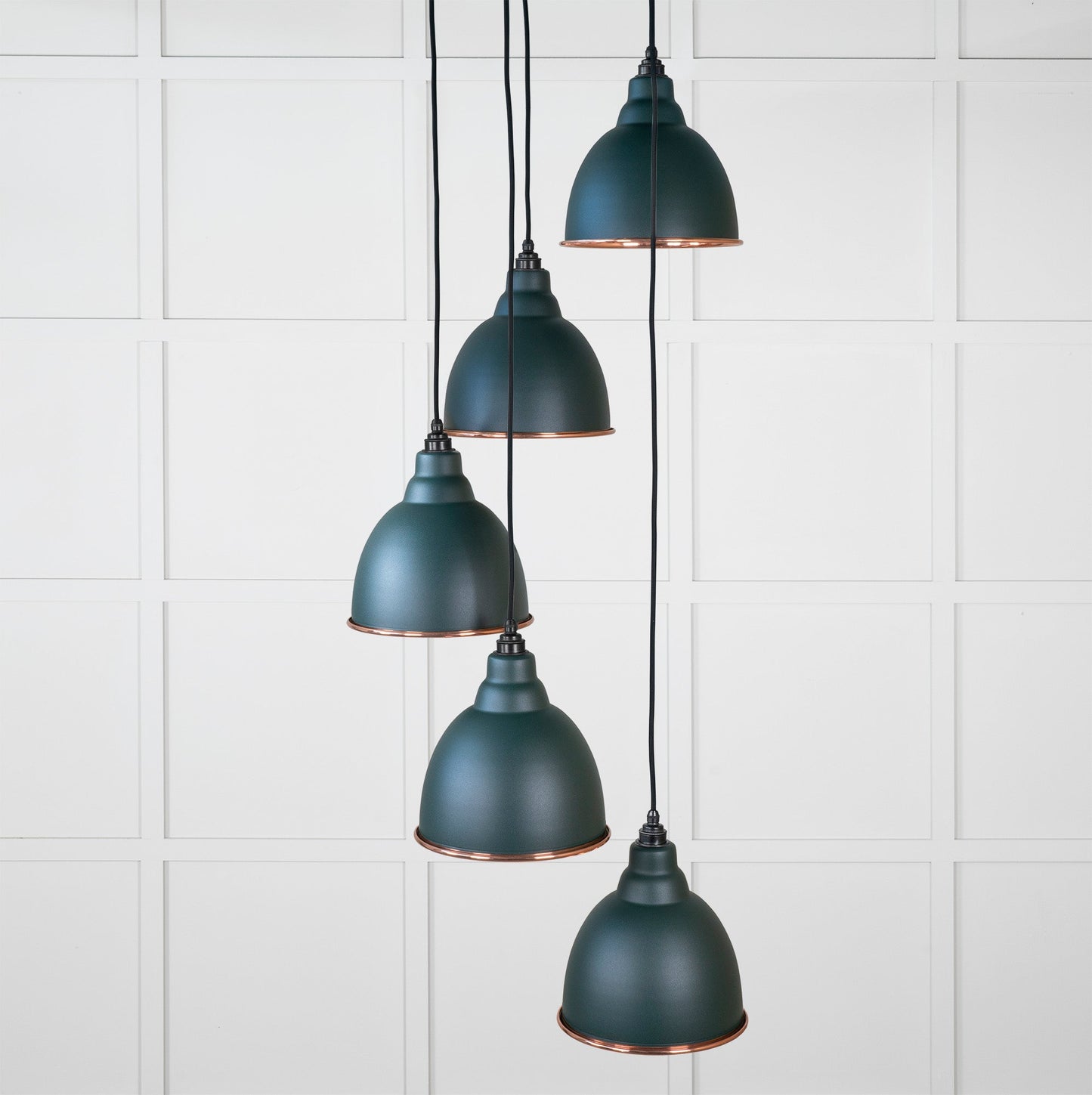 From The Anvil Smooth Copper Brindley Cluster Pendant