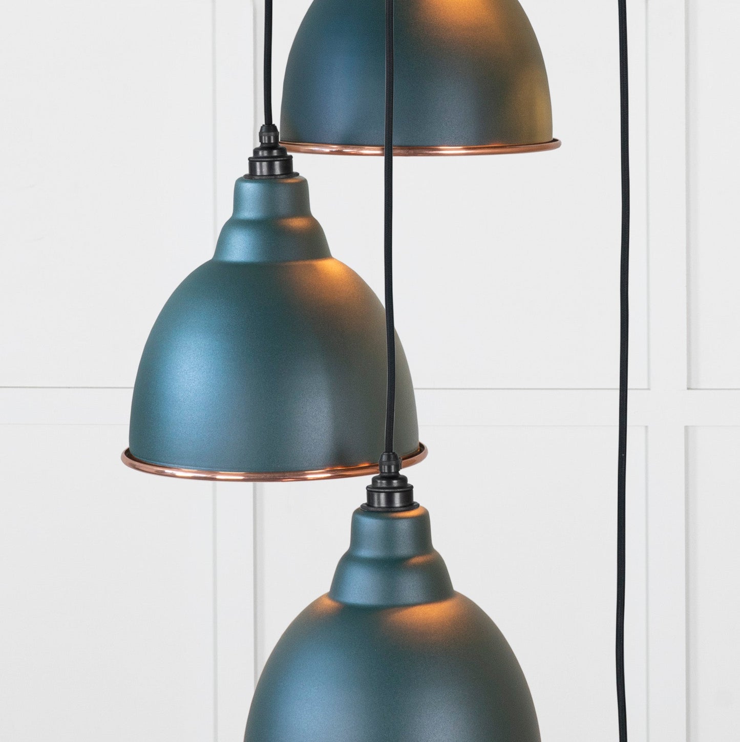 From The Anvil Smooth Copper Brindley Cluster Pendant