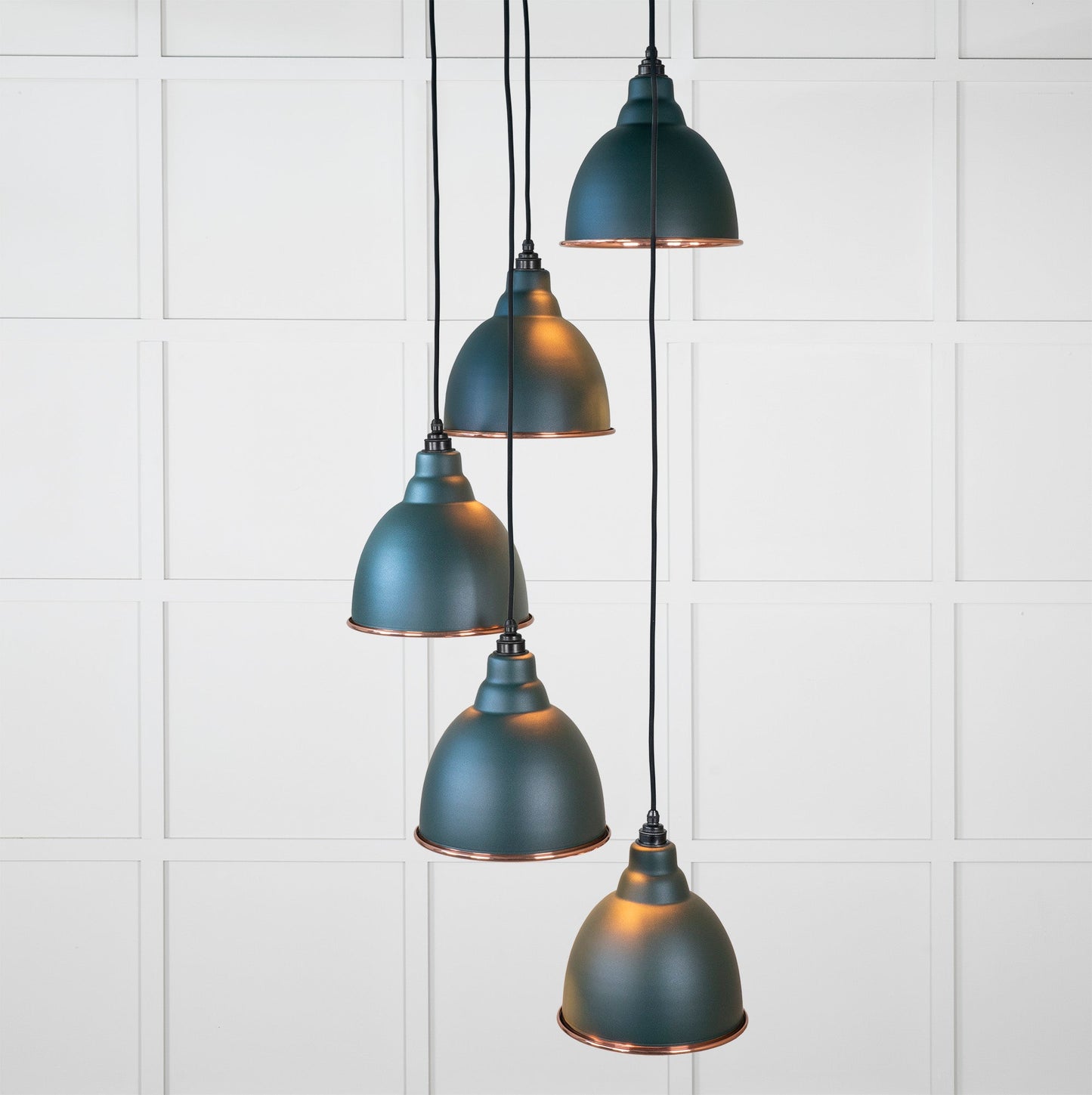 From The Anvil Smooth Copper Brindley Cluster Pendant