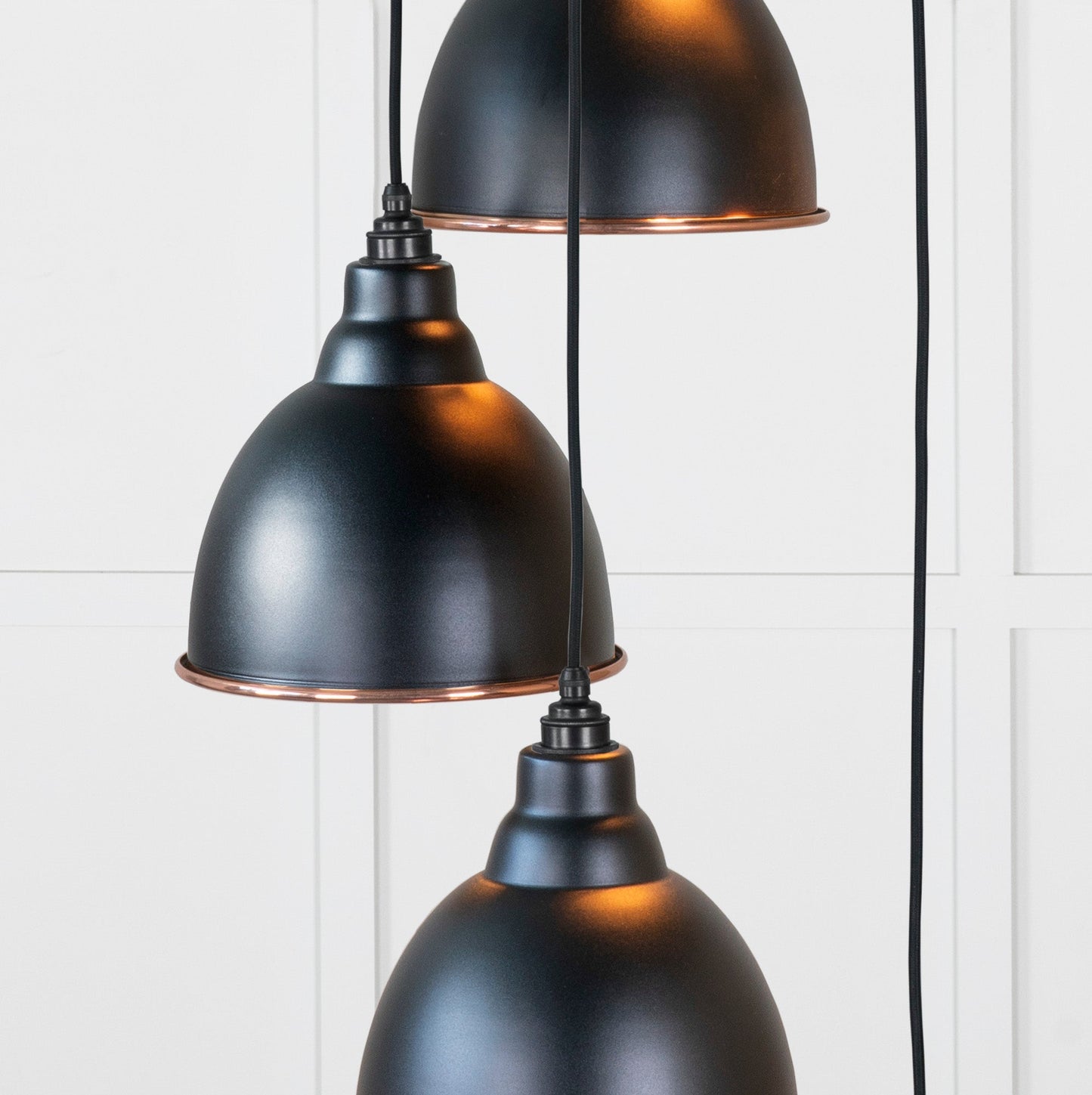 From The Anvil Smooth Copper Brindley Cluster Pendant