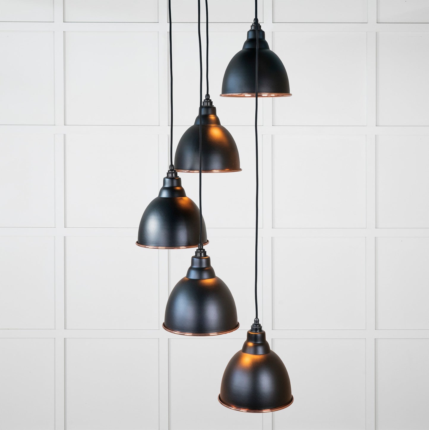 From The Anvil Smooth Copper Brindley Cluster Pendant