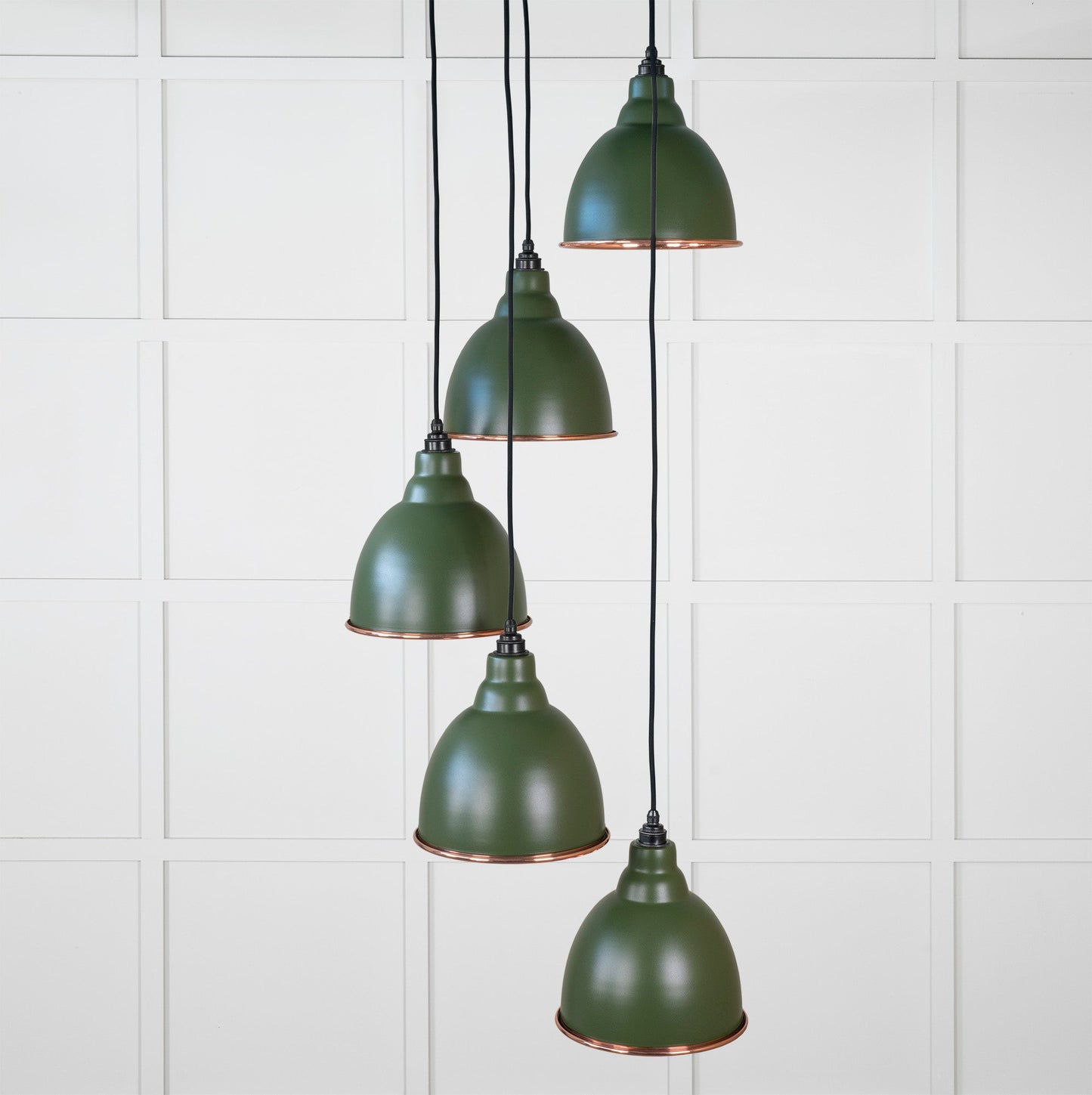 From The Anvil Smooth Copper Brindley Cluster Pendant