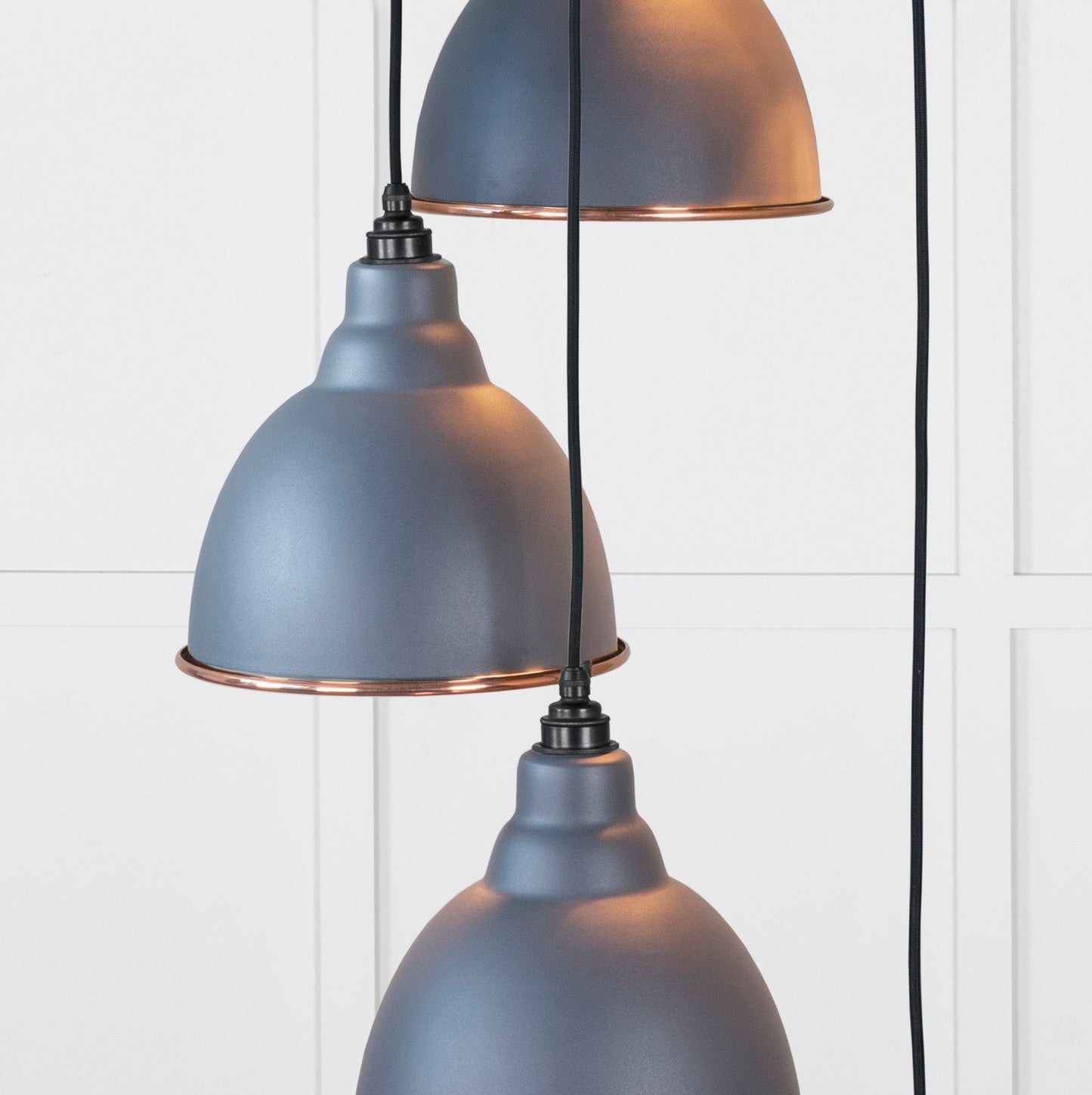 From The Anvil Smooth Copper Brindley Cluster Pendant